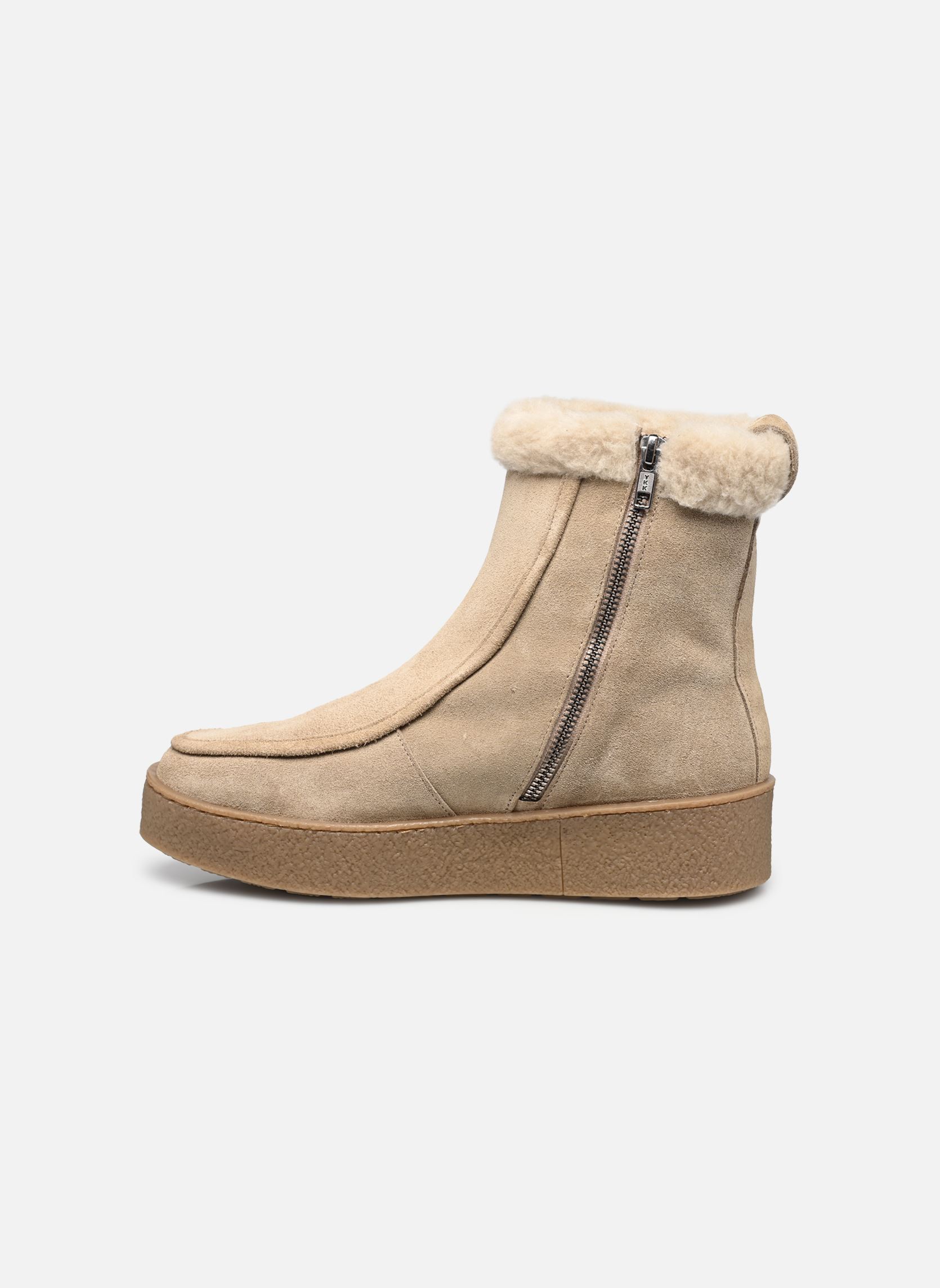 Niedrige Ankle Boots Simone damen beige Flattered Niedrige Ankle Boots Simone damen beige SAND SUEDE