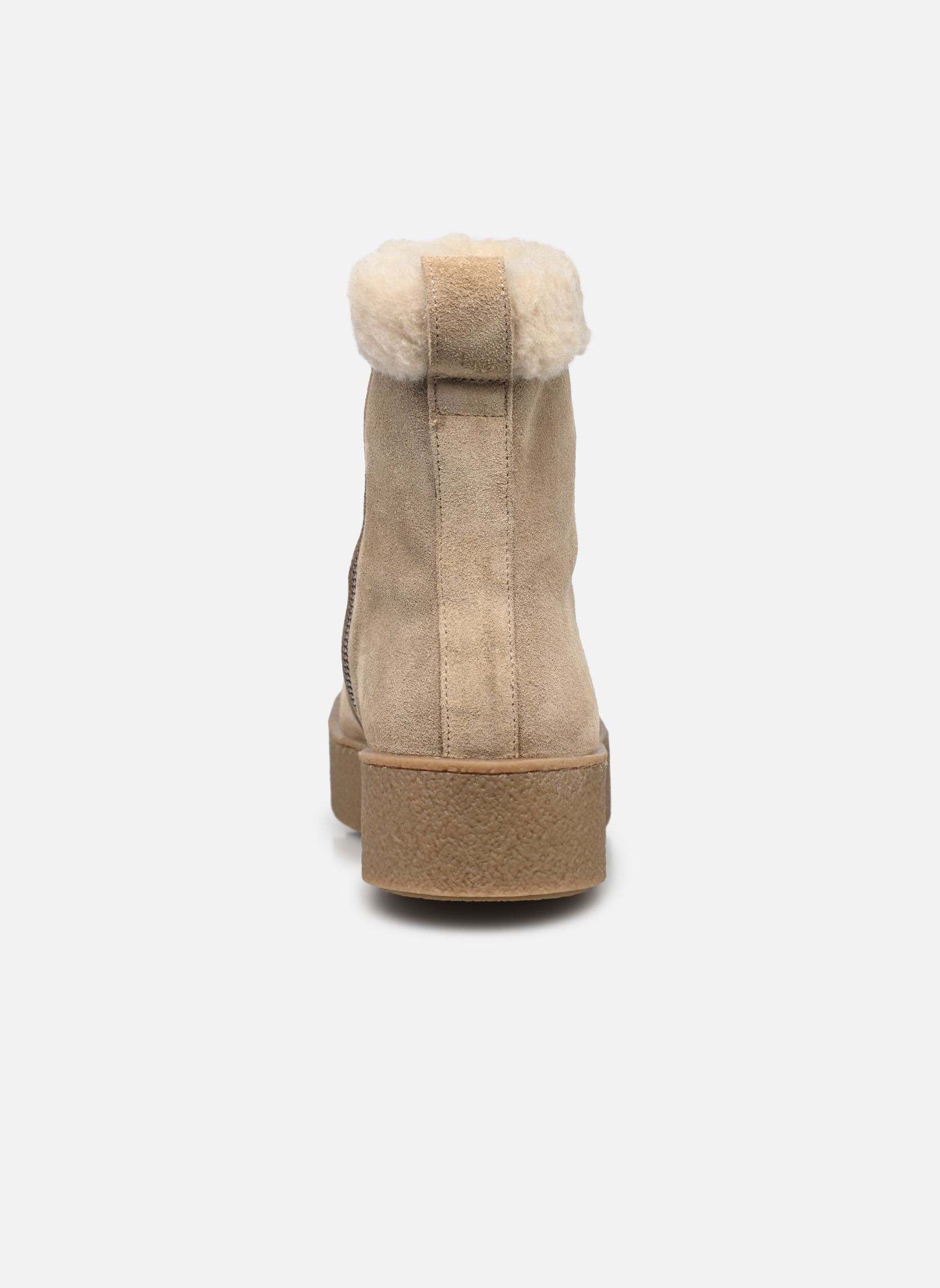 Niedrige Ankle Boots Simone damen beige Flattered Niedrige Ankle Boots Simone damen beige SAND SUEDE