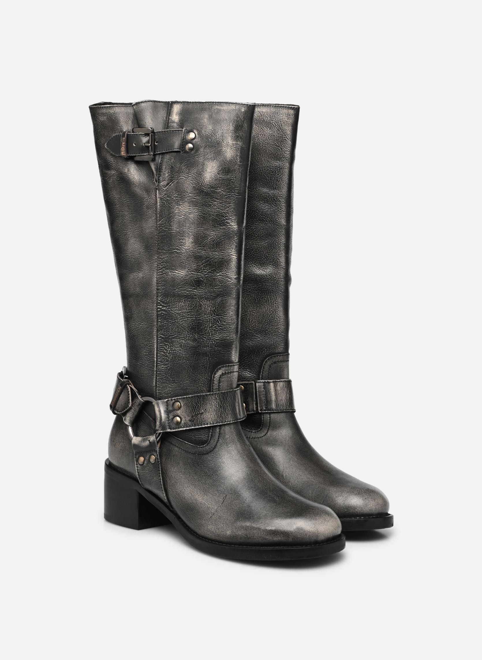 Bottes New-Camperos 14291 femme noir Bronx Bottes New-Camperos 14291 femme noir Antique Metallic Black