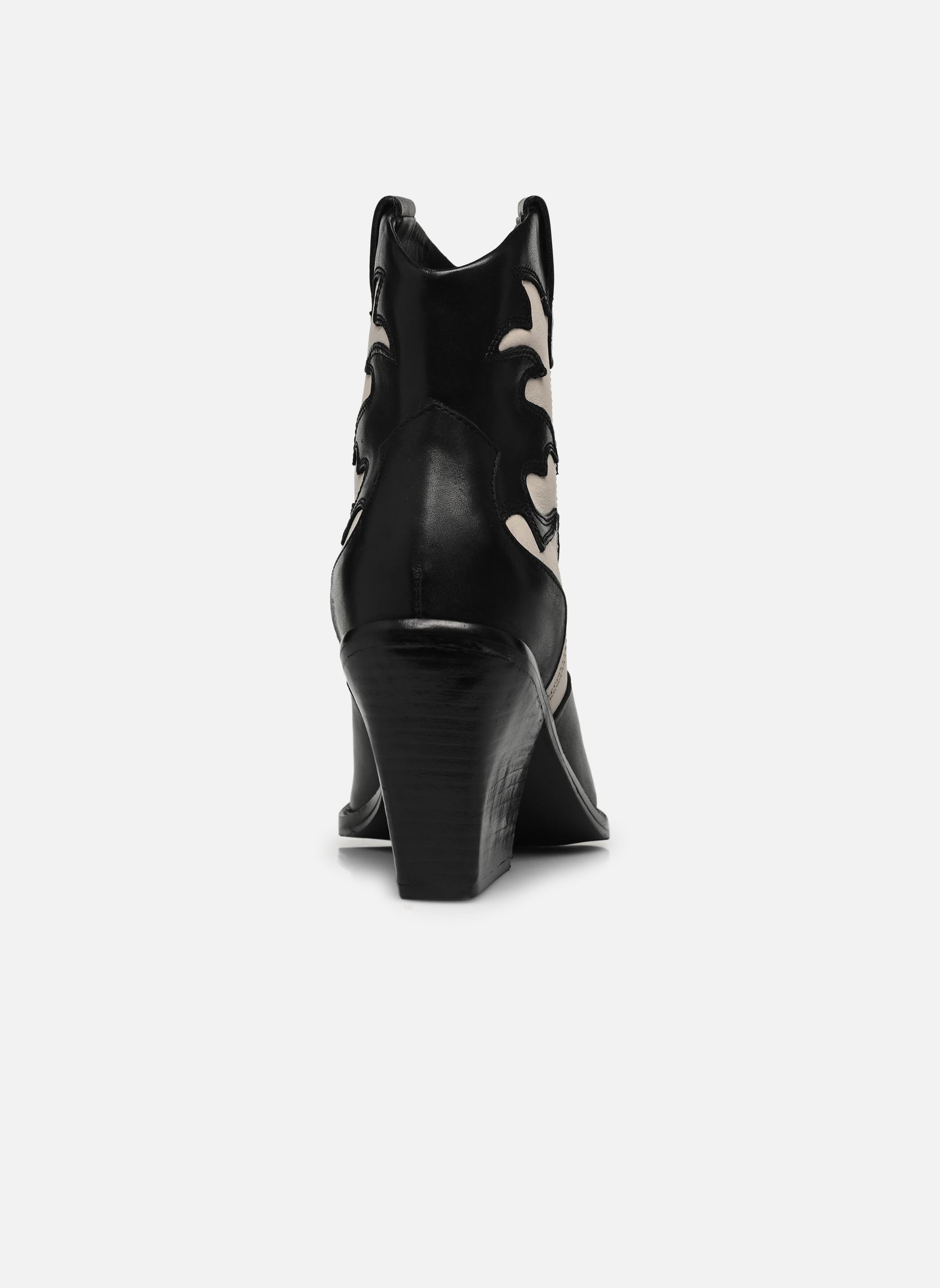Stivaletti western New-Kole 34278 donna nero Bronx Stivaletti western New-Kole 34278 donna nero Black/Off white