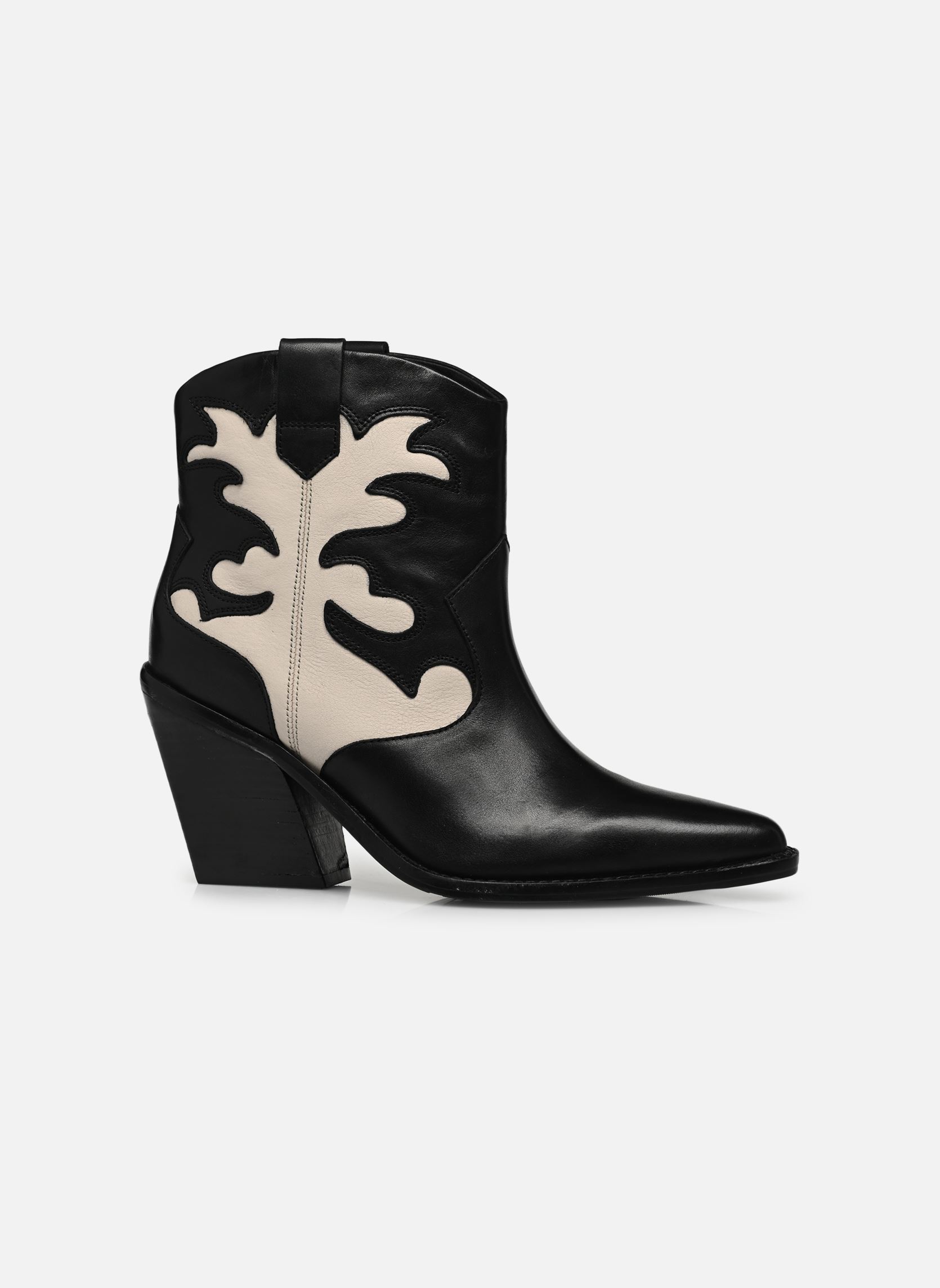 Stivaletti western New-Kole 34278 donna nero Bronx Stivaletti western New-Kole 34278 donna nero Black/Off white
