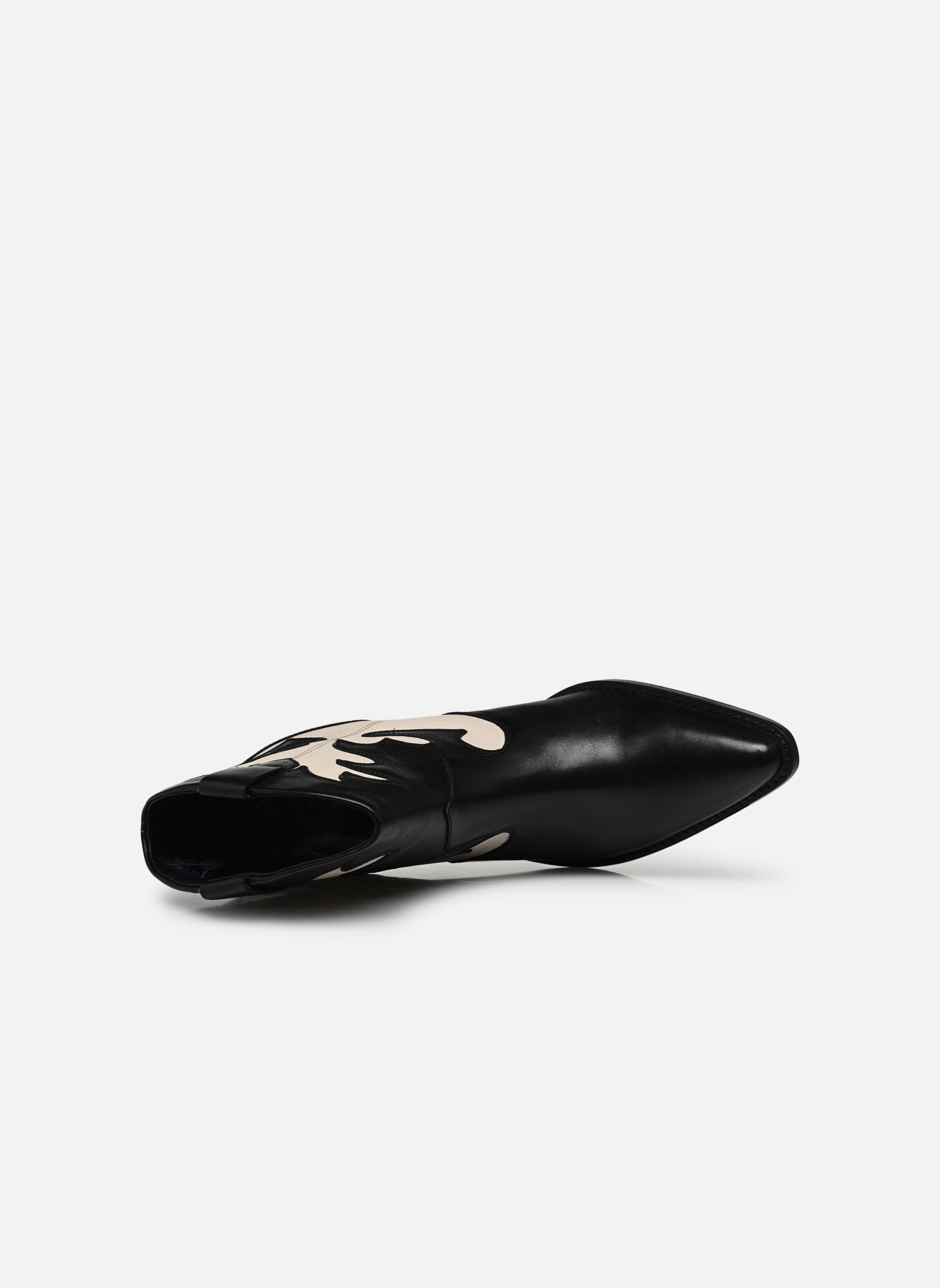 Stivaletti western New-Kole 34278 donna nero Bronx Stivaletti western New-Kole 34278 donna nero Black/Off white