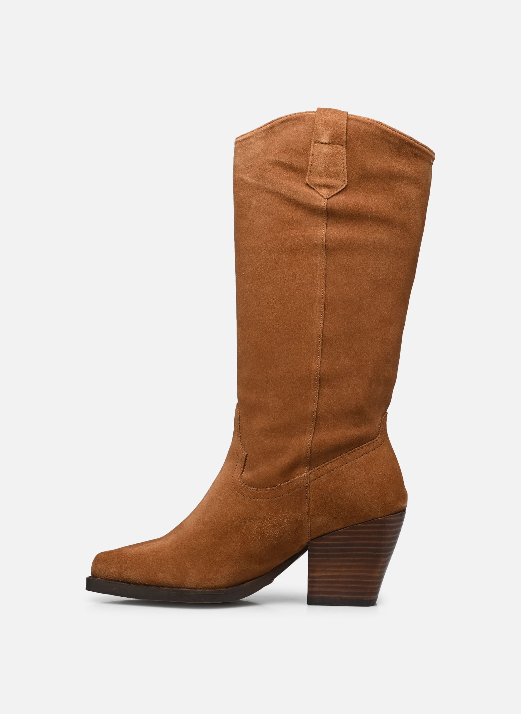 Bottines santiags Fu-Zzy 34282 femme marron Bronx Bottines santiags Fu-Zzy 34282 femme marron Chestnut