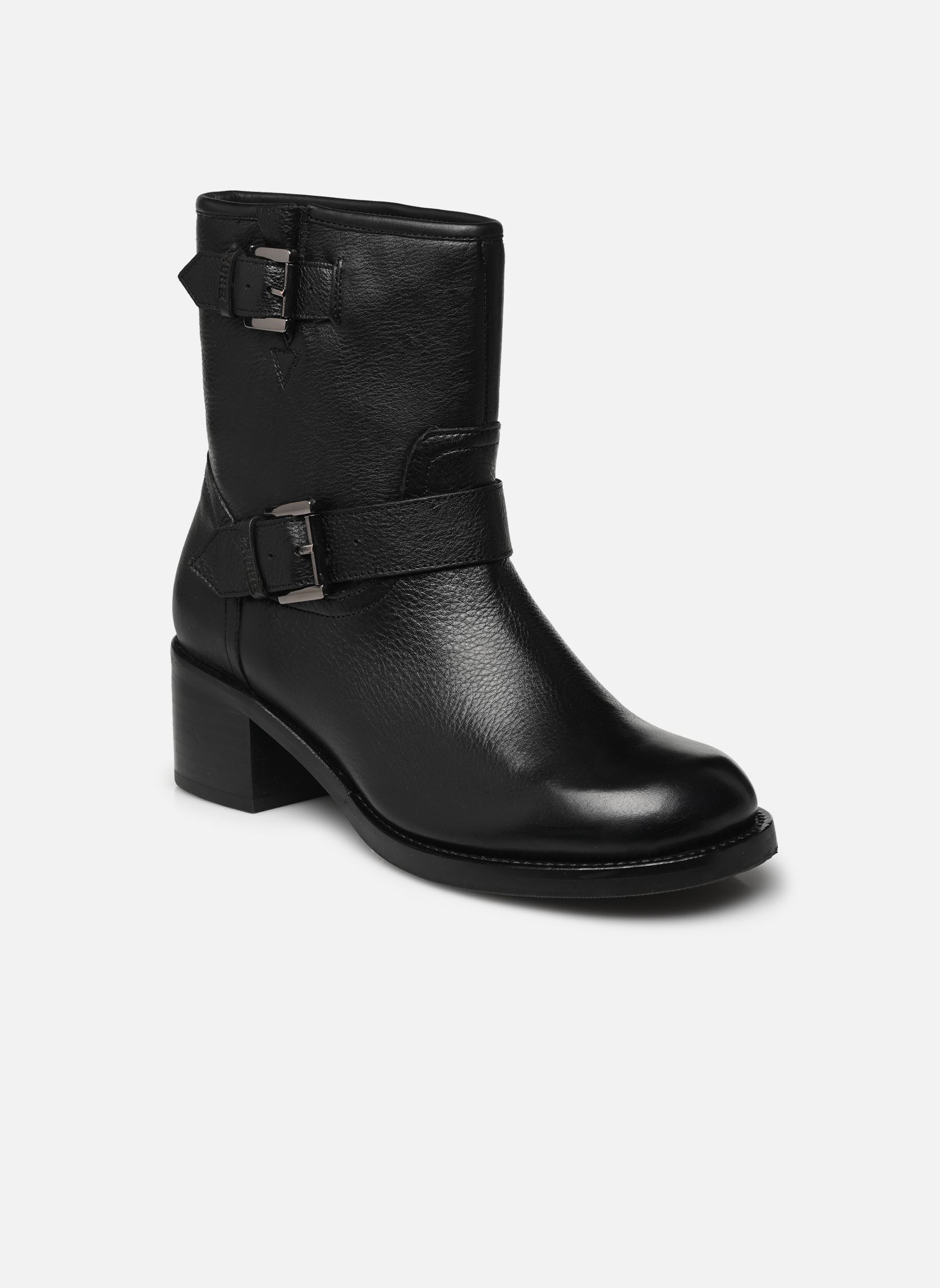 Bottines motardes New-Camperos 47528 femme noir Bronx Bottines motardes New-Camperos 47528 femme noir Black