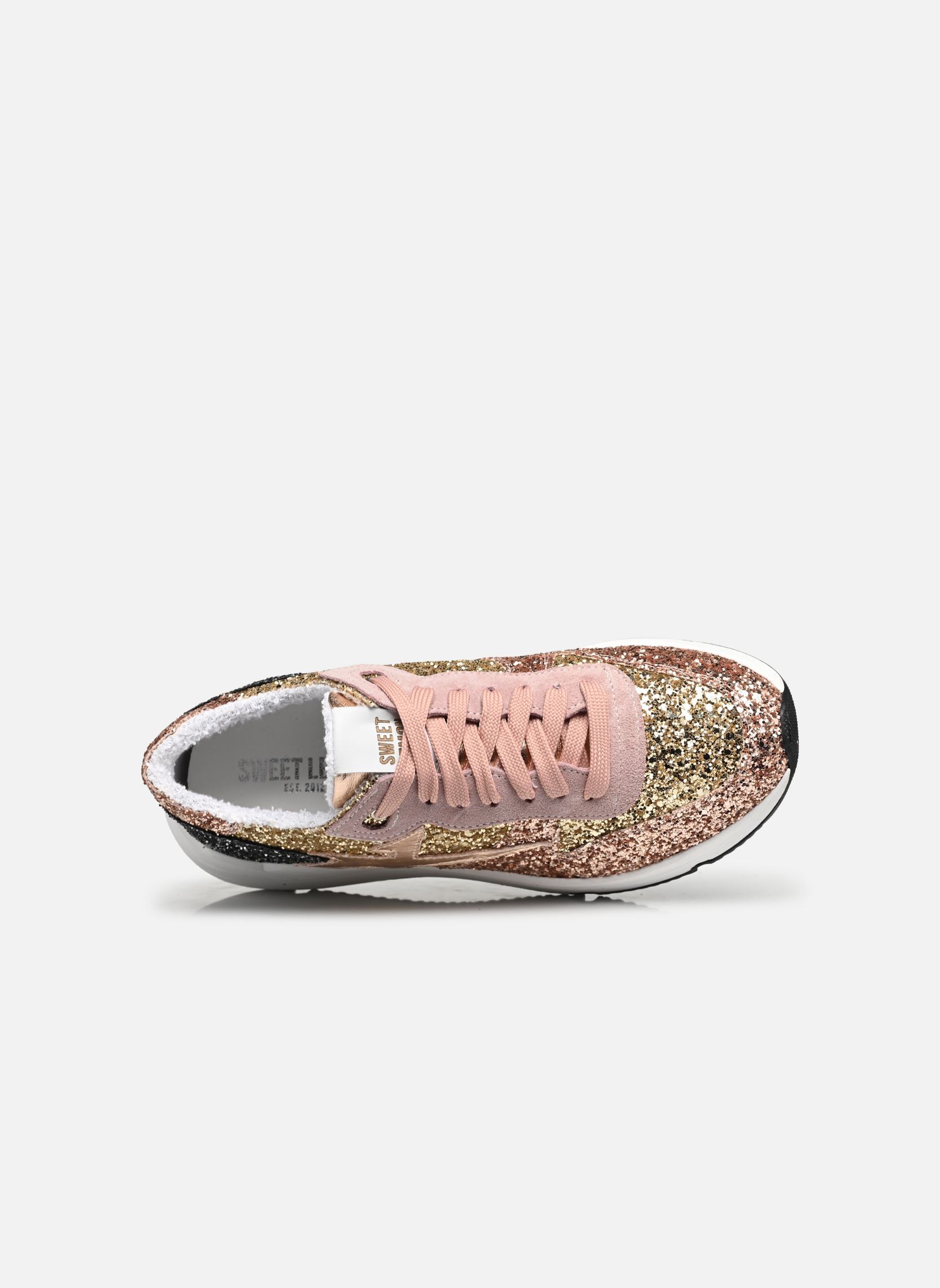 Sneakers L.73.BLANDINA-36 donna oro e bronzo Sweet Lemon Sneakers L.73.BLANDINA-36 donna oro e bronzo RosaGoldNero Glitter
