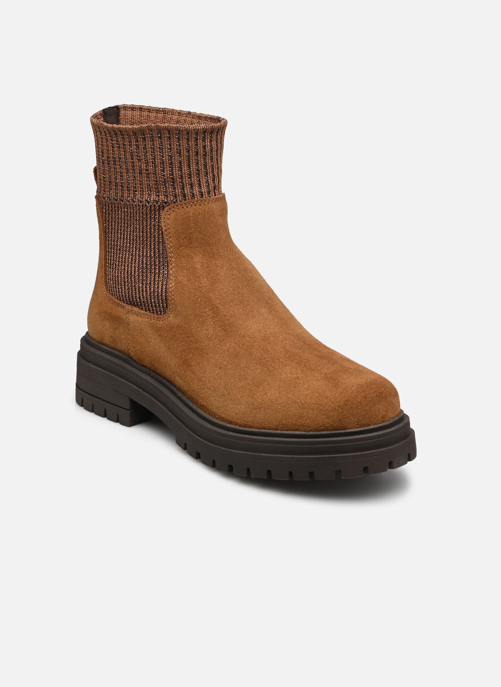 Niedrige Ankle Boots L.82.YAELLE damen braun Sweet Lemon Niedrige Ankle Boots L.82.YAELLE damen braun 586 Tobacco