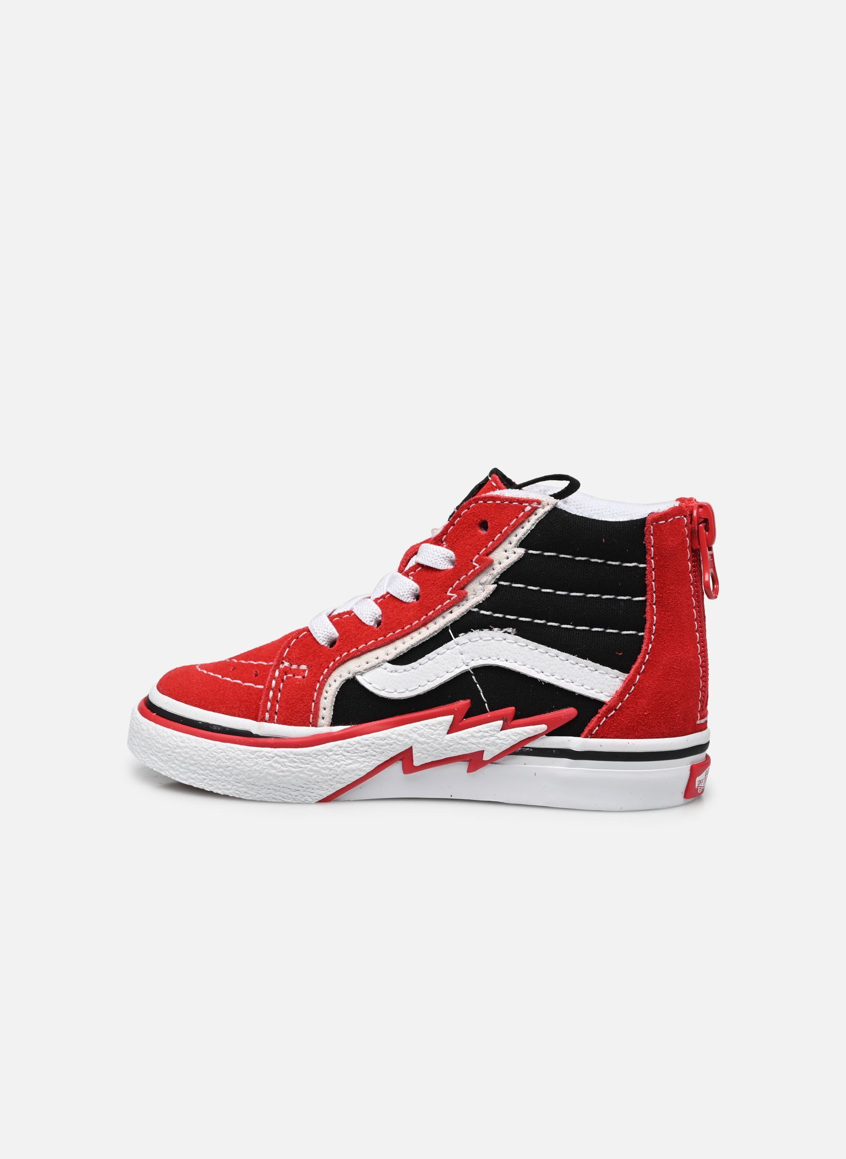 Sneaker TD SK8-Hi Zip Bolt rot Vans Sneaker TD SK8-Hi Zip Bolt rot RED/BLACK
