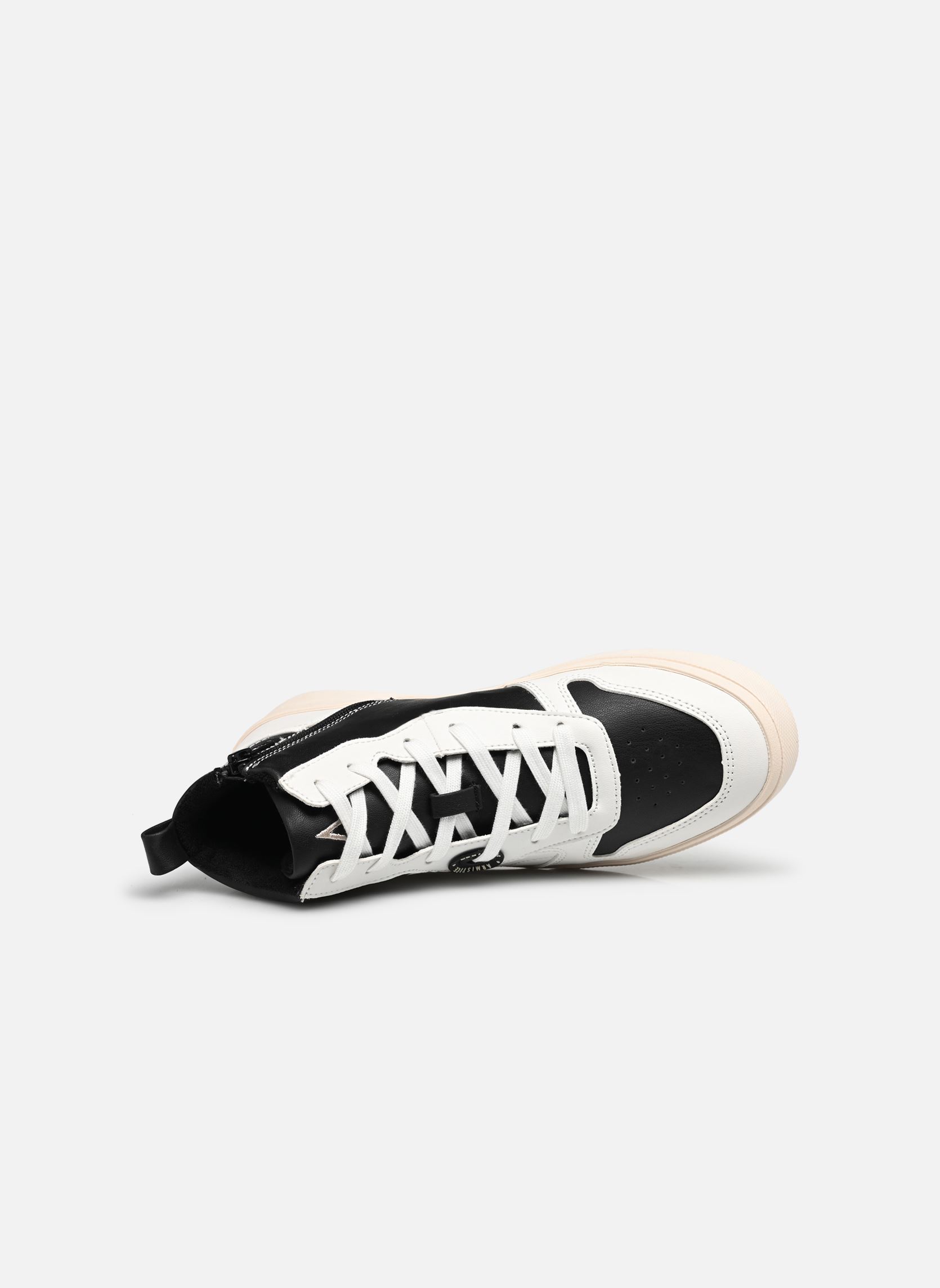 Hoge sneakers LOVA MID dames wit Armistice Hoge sneakers LOVA MID dames wit BLANC/NOIR