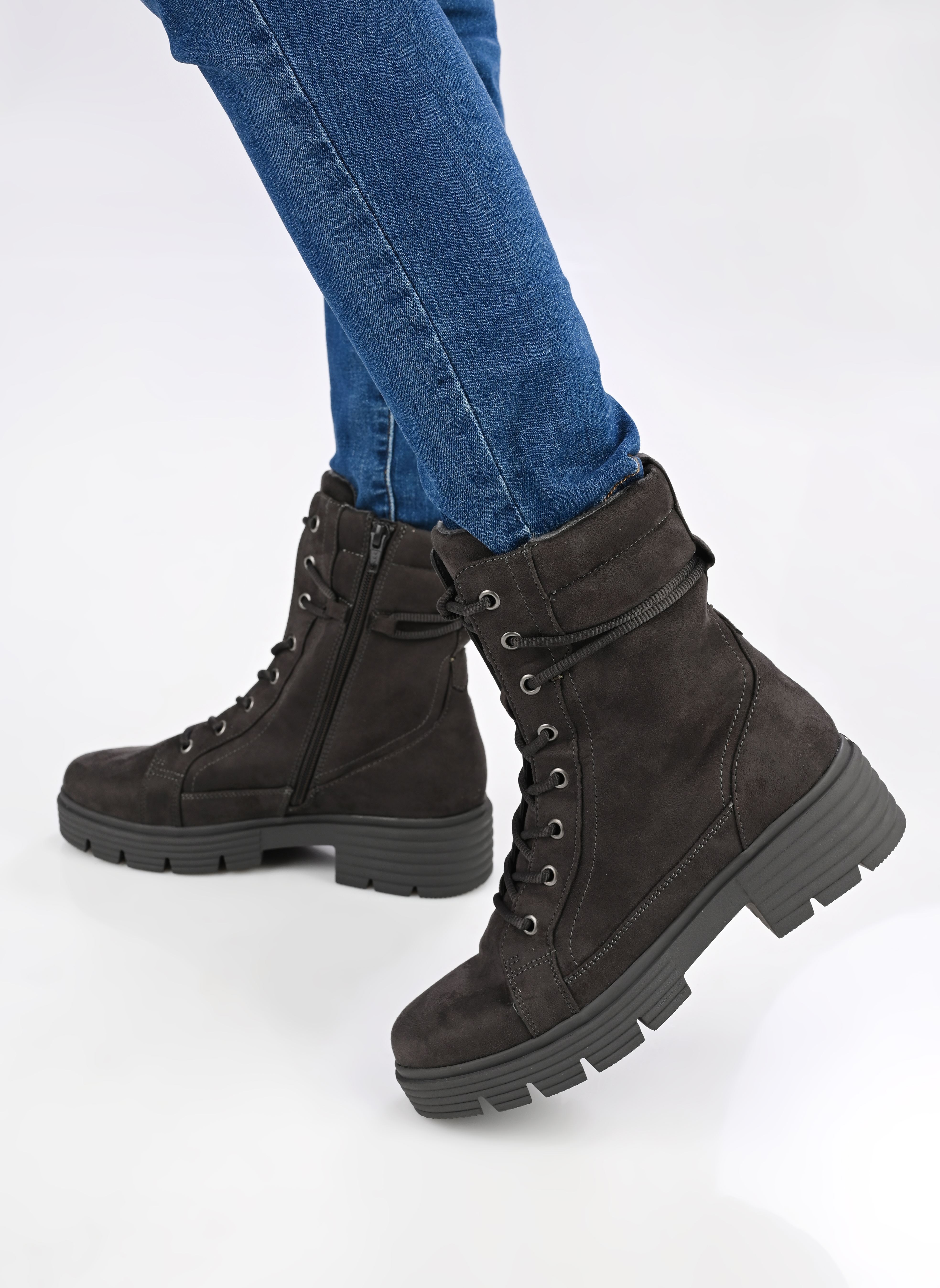 Bottines à lacets 5269-41 femme marron Jana shoes Bottines à lacets 5269-41 femme marron ASPHALT