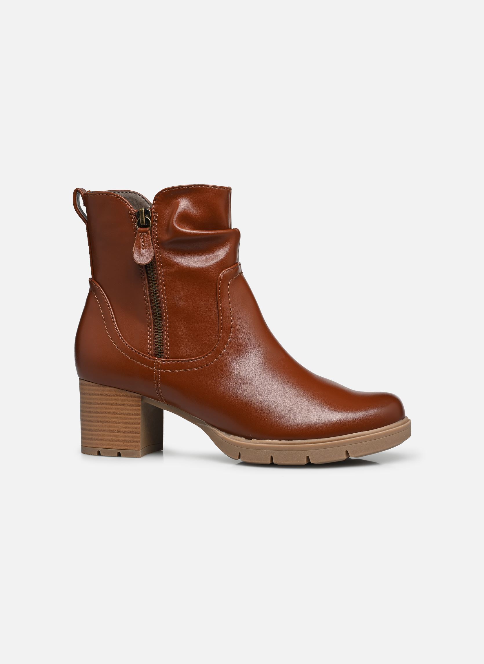 Lage enkellaarsjes 5362-41 dames bruin Jana shoes Lage enkellaarsjes 5362-41 dames bruin COGNAC