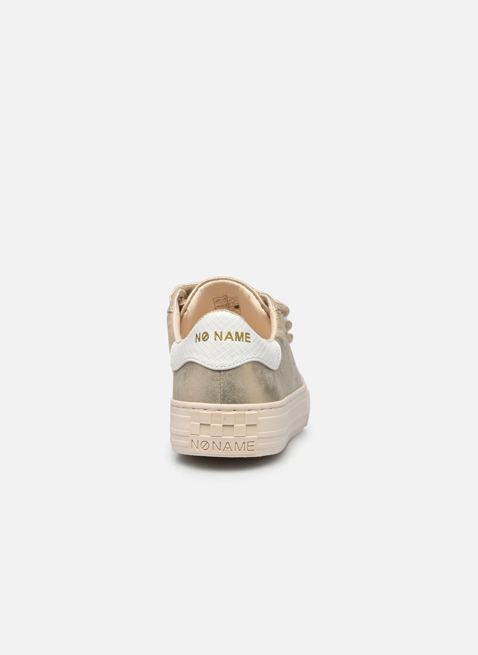 Baskets Arcade Straps Perfos femme or et bronze No Name Baskets Arcade Straps Perfos femme or et bronze GOLD