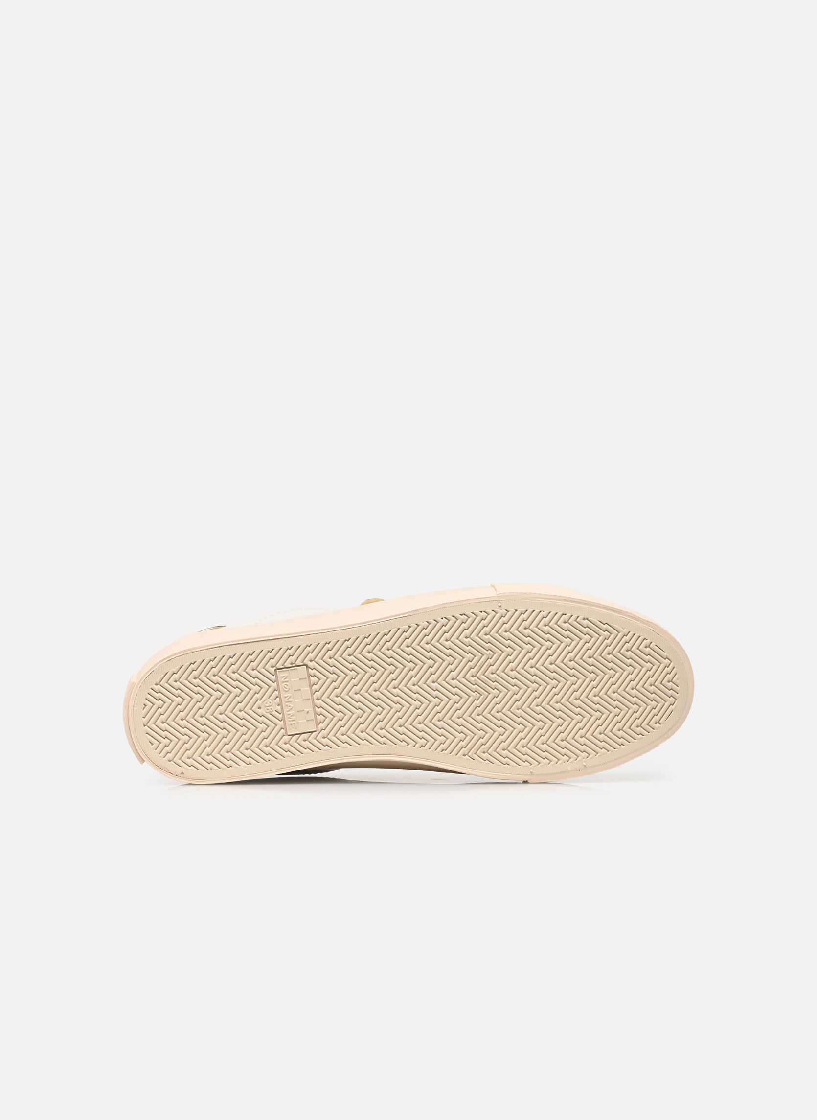 Sneakers Arcade Straps Perfos dames wit No Name Sneakers Arcade Straps Perfos dames wit WHITE/L.GOLD/L.GOLD