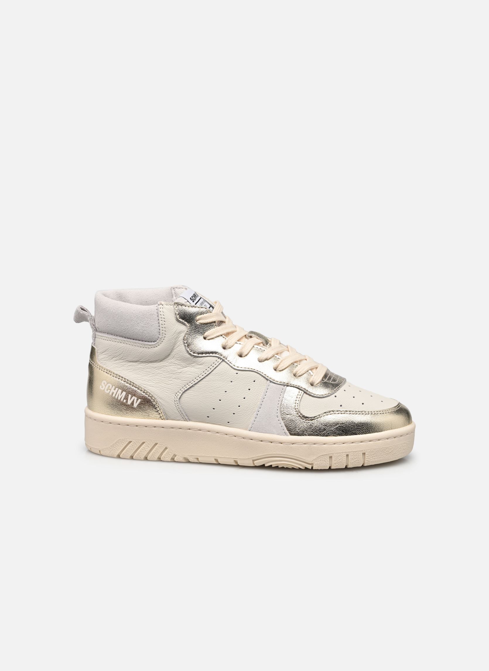 Hoge sneakers WINSTON MID W dames wit Schmoove Woman Hoge sneakers WINSTON MID W dames wit OFF WHITECHAMPAGNE