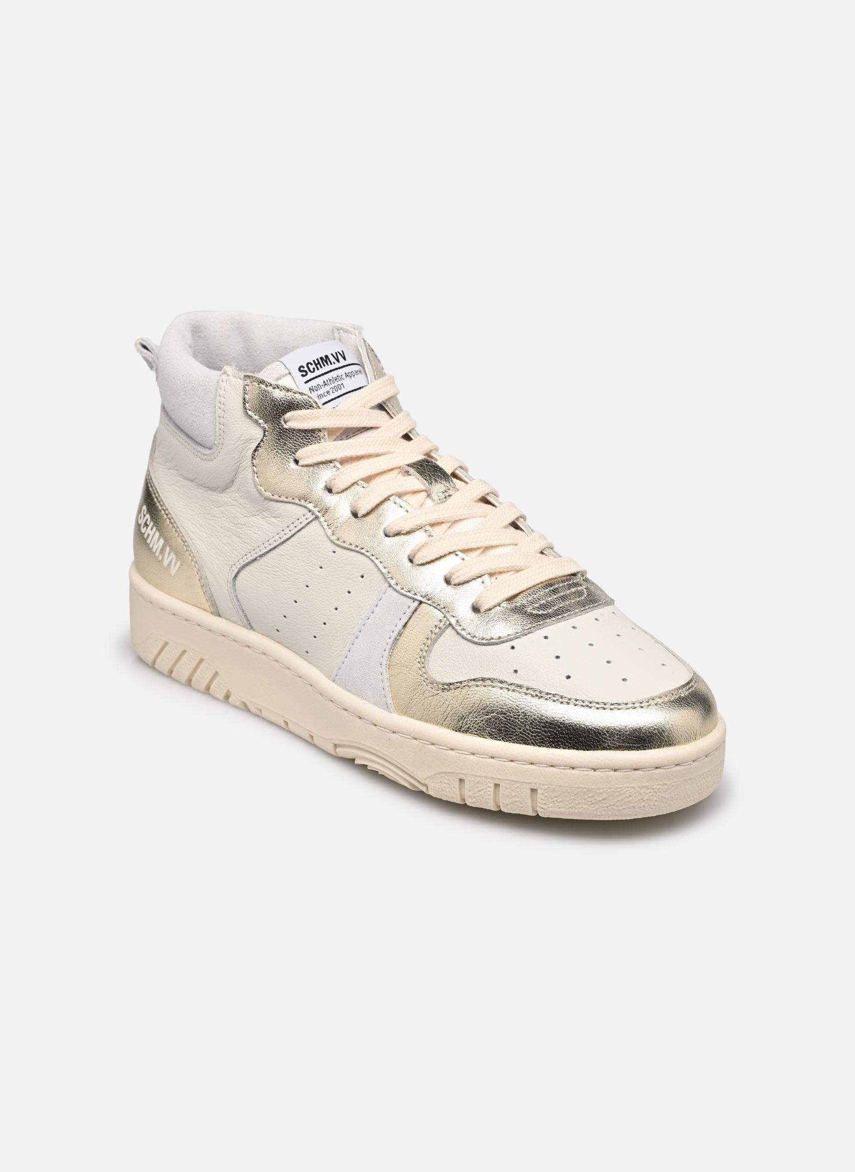 Hoge sneakers WINSTON MID W dames wit Schmoove Woman Hoge sneakers WINSTON MID W dames wit OFF WHITECHAMPAGNE