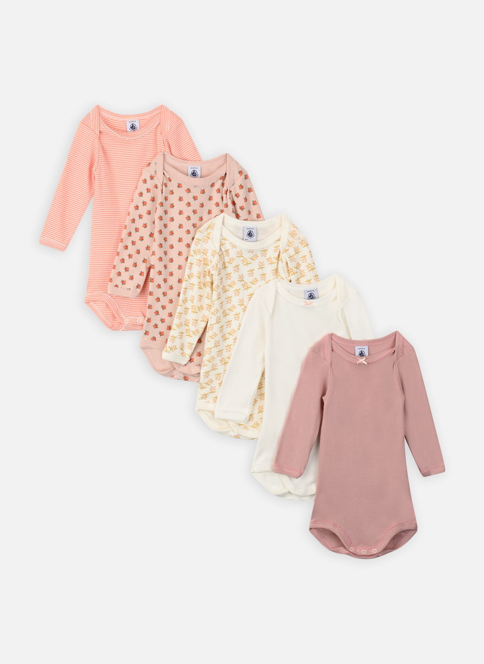 Lots de bodies Lot De Bodies Us ML X5 Semainier fille blanc Petit Bateau Lots de bodies Lot De Bodies Us ML X5 Semainier fille blanc N VARIANTE 1