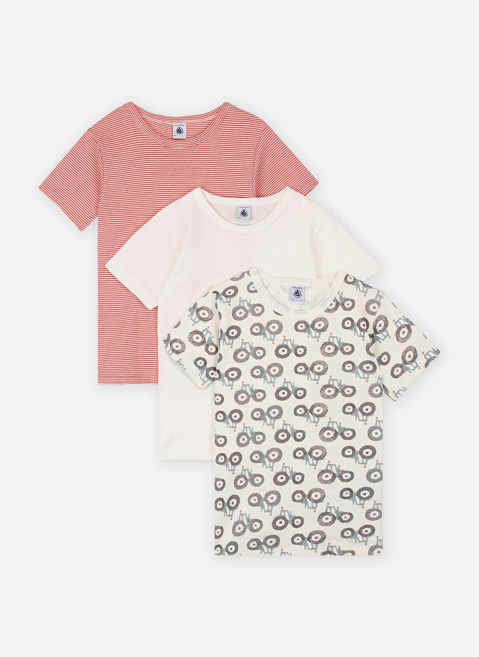 Vêtements Petit Bateau Lot De Tee Shirts MC X3 pour Accessoires