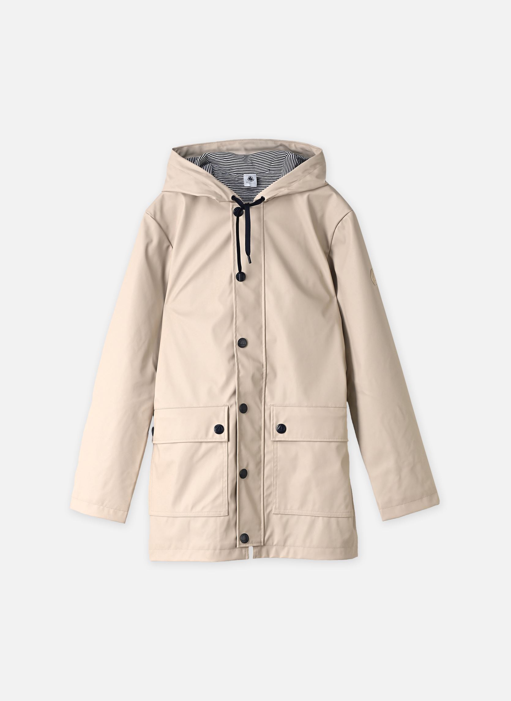 Vestes imperméable Ciré Iconique Femme femme beige Petit Bateau Vestes imperméable Ciré Iconique Femme femme beige GESSO