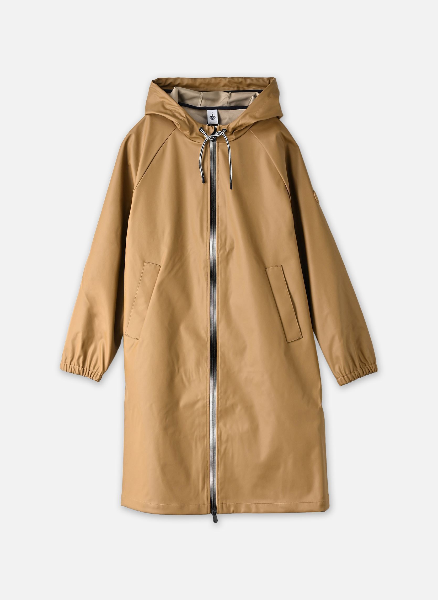 Vestes imperméable Ciré Iconique Femme femme beige Petit Bateau Vestes imperméable Ciré Iconique Femme femme beige LATTE