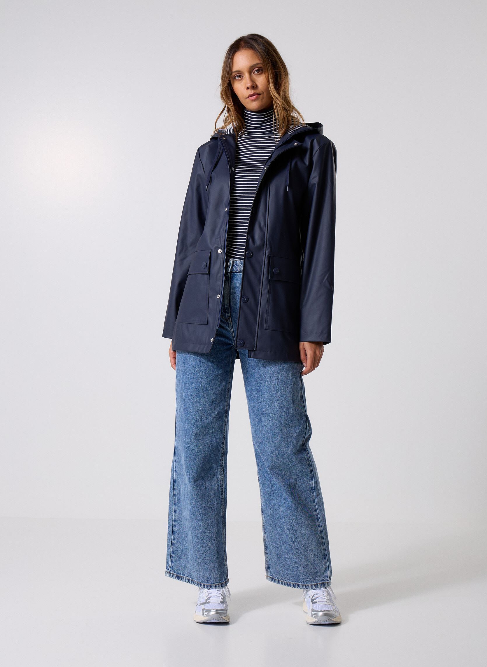 Regenjacken Ciré Iconique Femme damen blau Petit Bateau Regenjacken Ciré Iconique Femme damen blau SMOKING