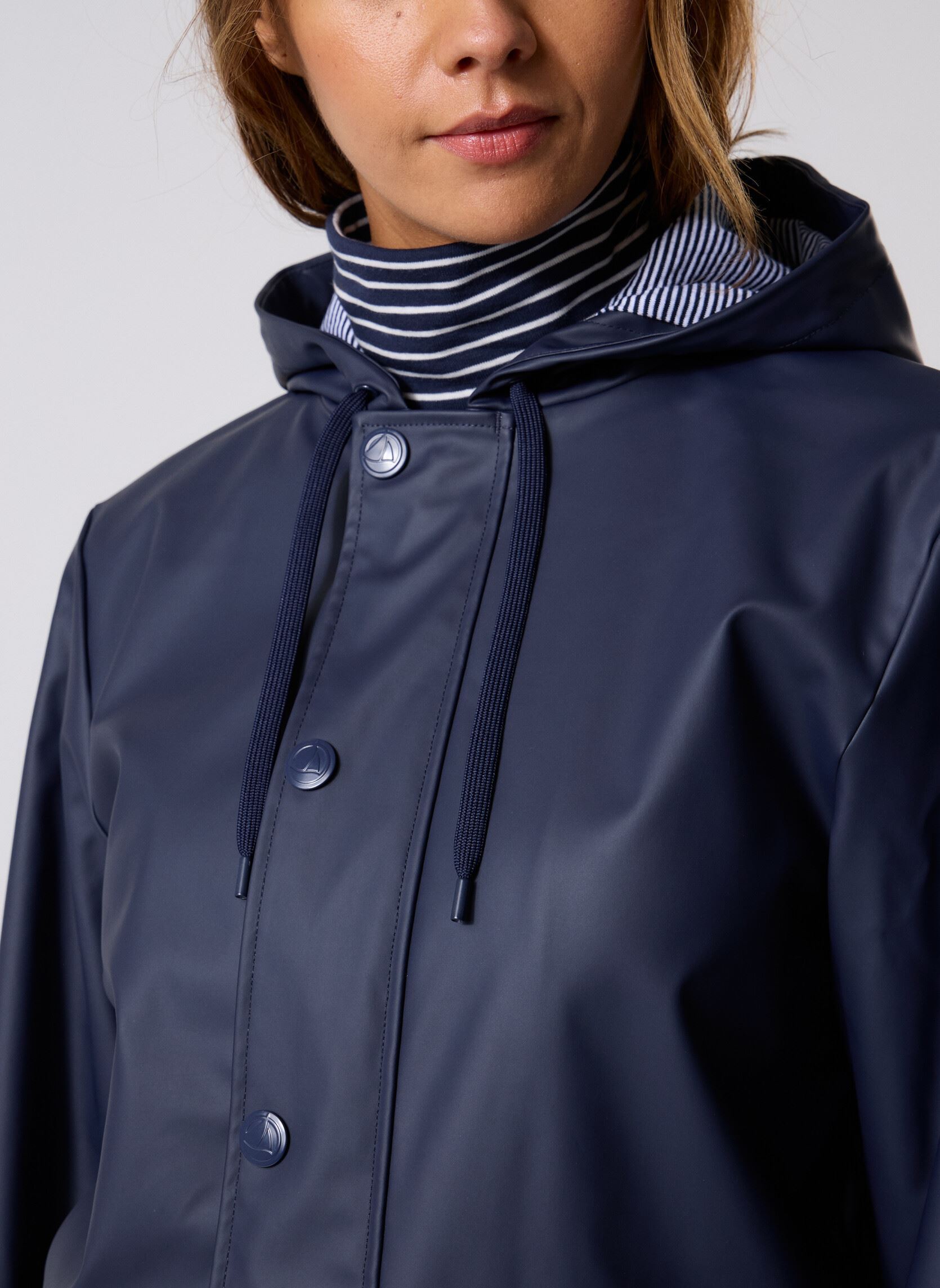 Regenjacken Ciré Iconique Femme damen blau Petit Bateau Regenjacken Ciré Iconique Femme damen blau SMOKING
