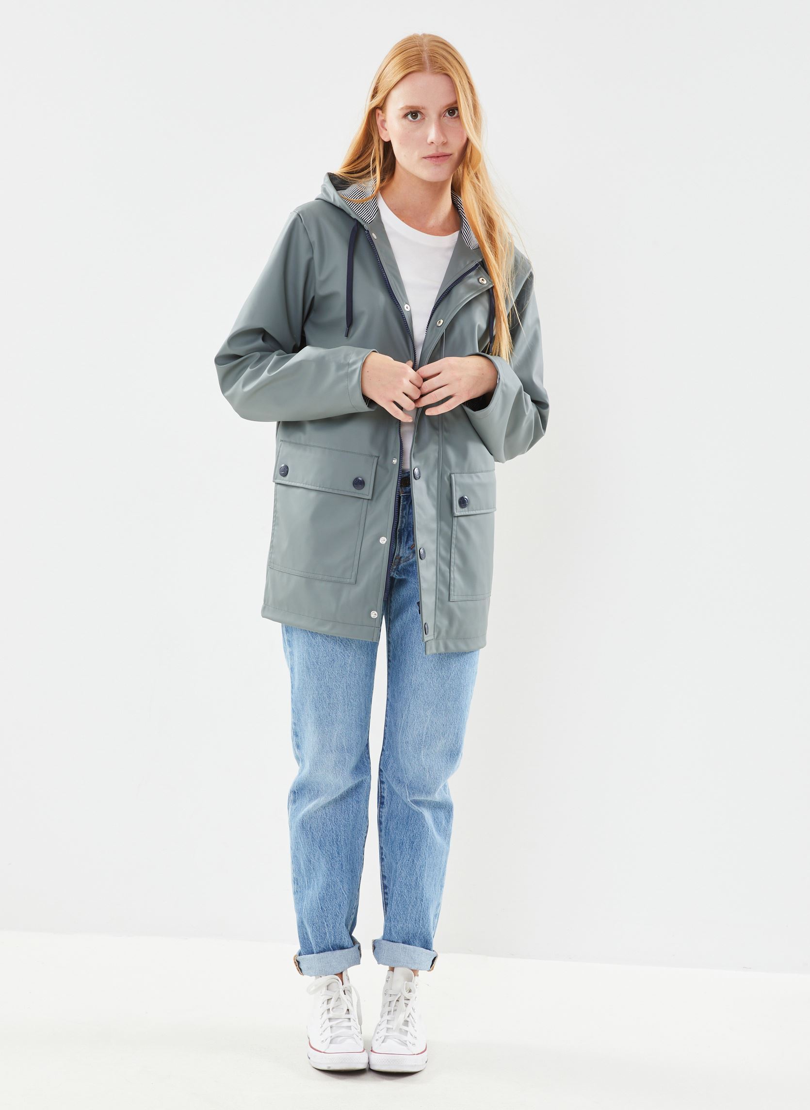 Regenjacken Ciré Iconique Femme damen grau Petit Bateau Regenjacken Ciré Iconique Femme damen grau THUYA