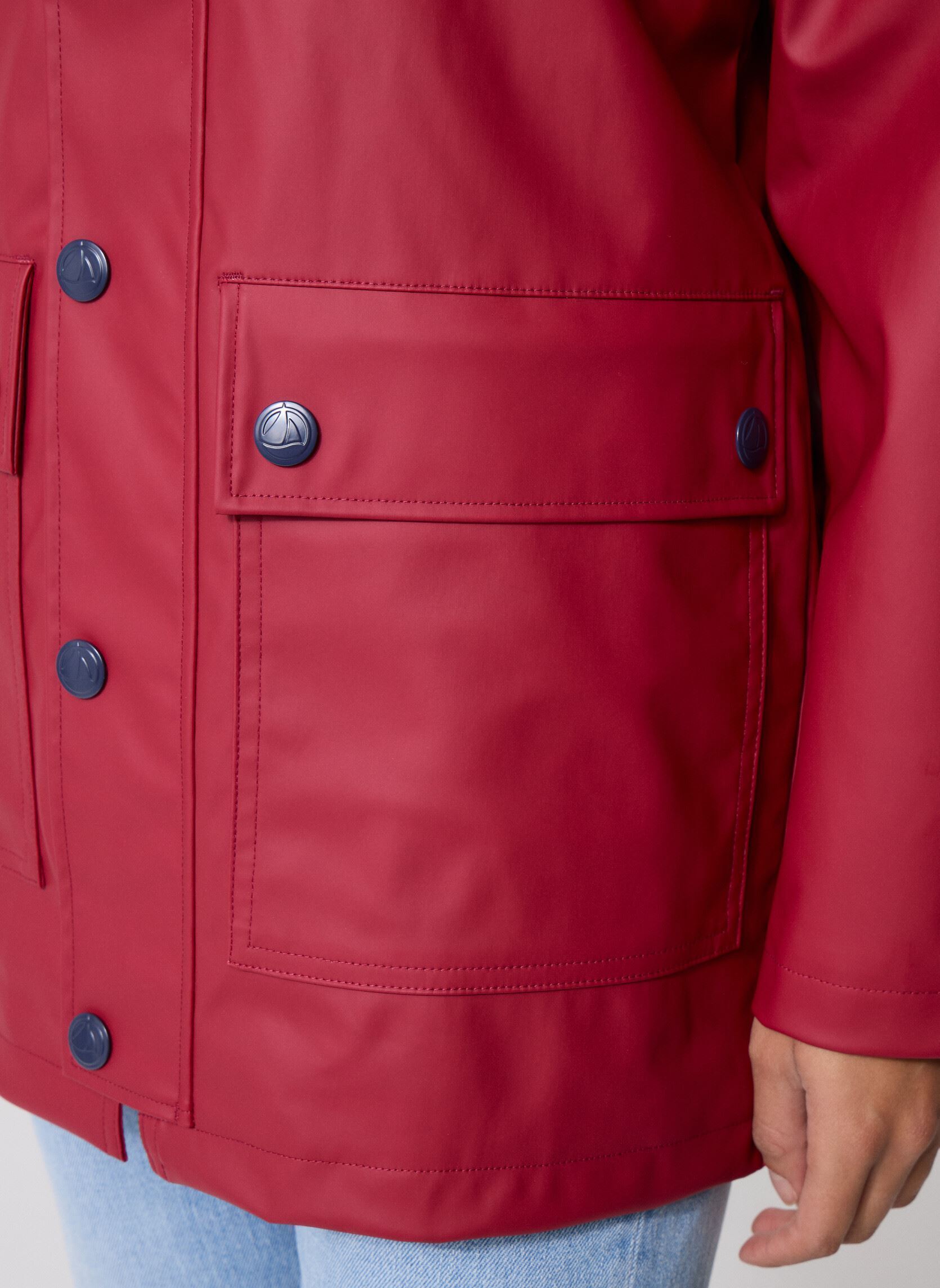 Vestes imperméable Ciré Iconique Femme femme rouge Petit Bateau Vestes imperméable Ciré Iconique Femme femme rouge AMARANTE
