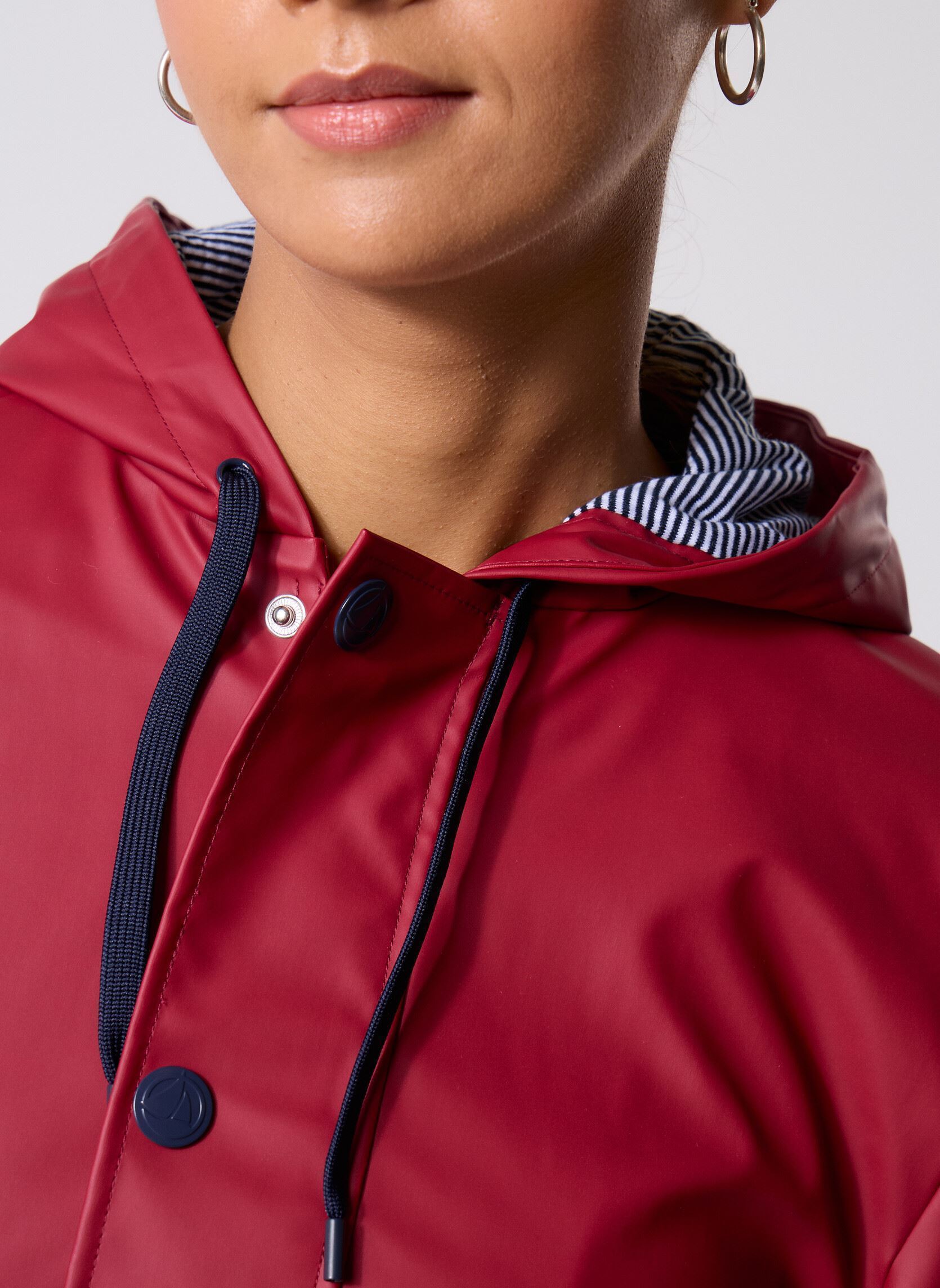 Vestes imperméable Ciré Iconique Femme femme rouge Petit Bateau Vestes imperméable Ciré Iconique Femme femme rouge AMARANTE