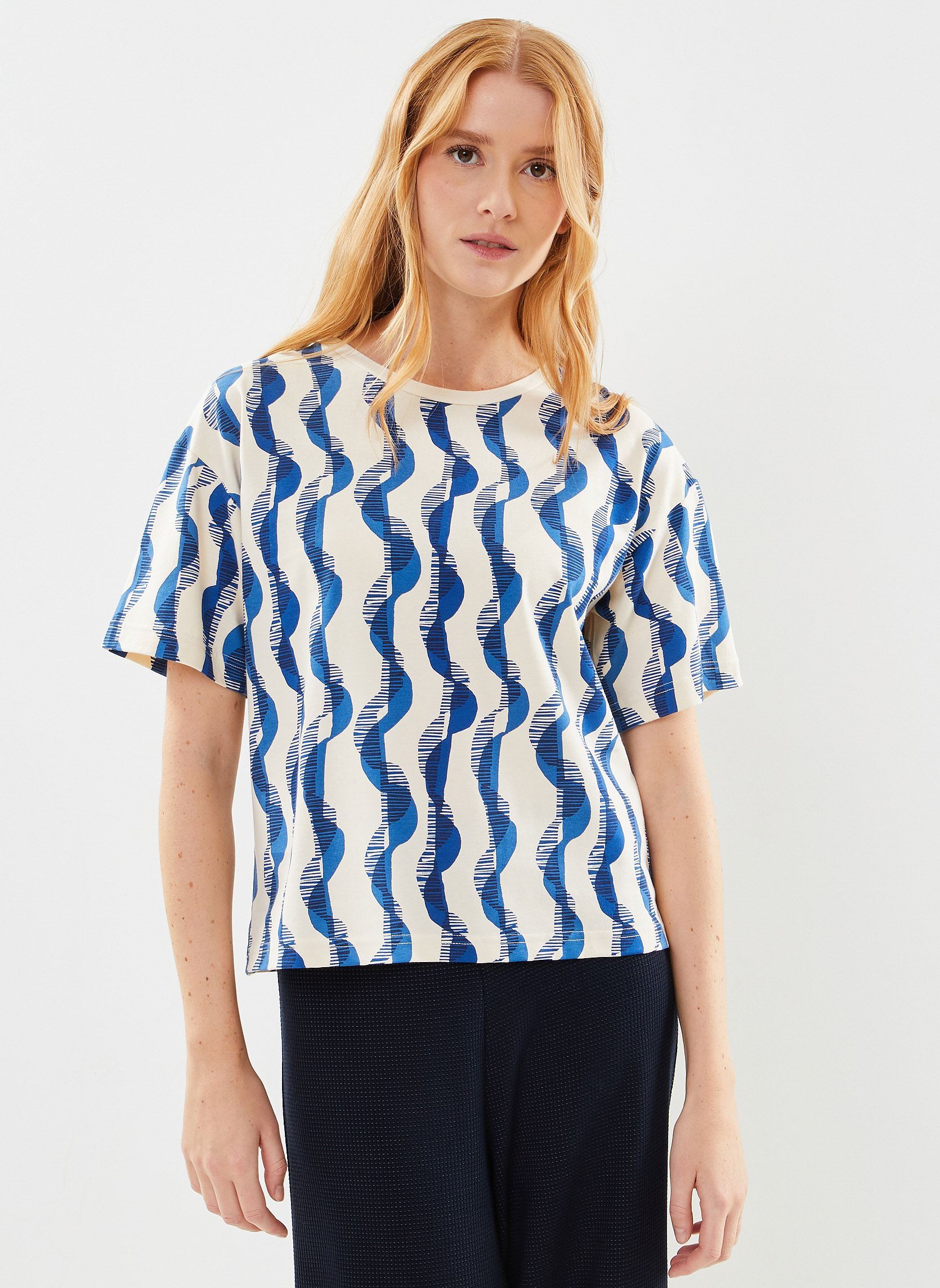 Vêtements Petit Bateau Tee Shirt MC Boxy pour Accessoires