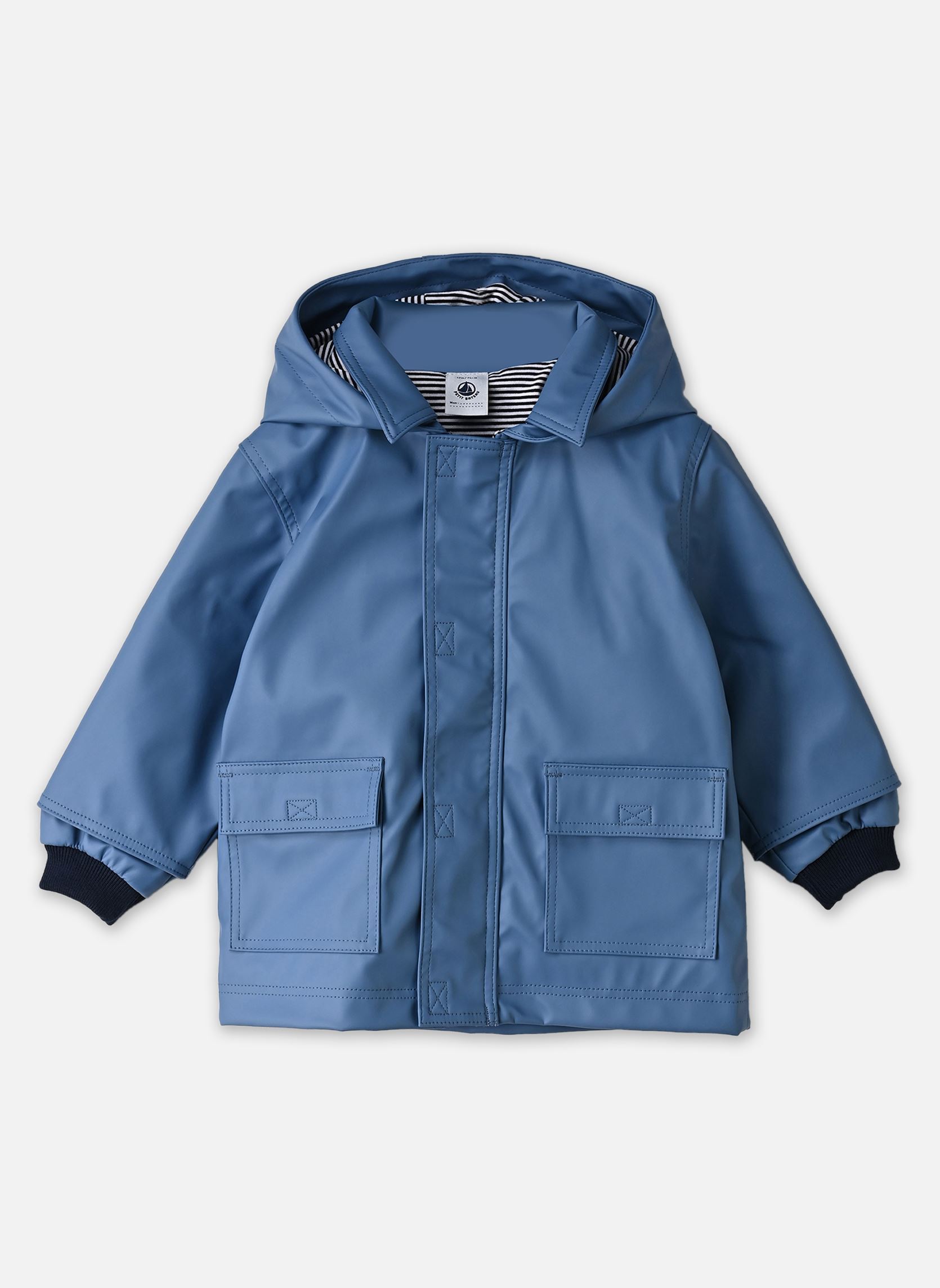 Wasserdichte Windbreaker / Wasserdichte Windjacken Ciré Iconique Bébé blau Petit Bateau Wasserdichte Windbreaker / Wasserdichte Windjacken Ciré Iconique Bébé blau OUTREMER