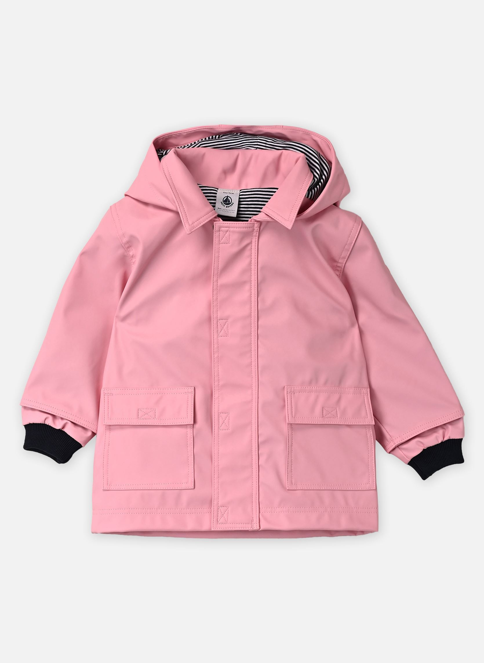 Waterdichte jassen en windjacks Ciré Iconique Bébé meisjes roze Petit Bateau Waterdichte jassen en windjacks Ciré Iconique Bébé meisjes roze CHARMI