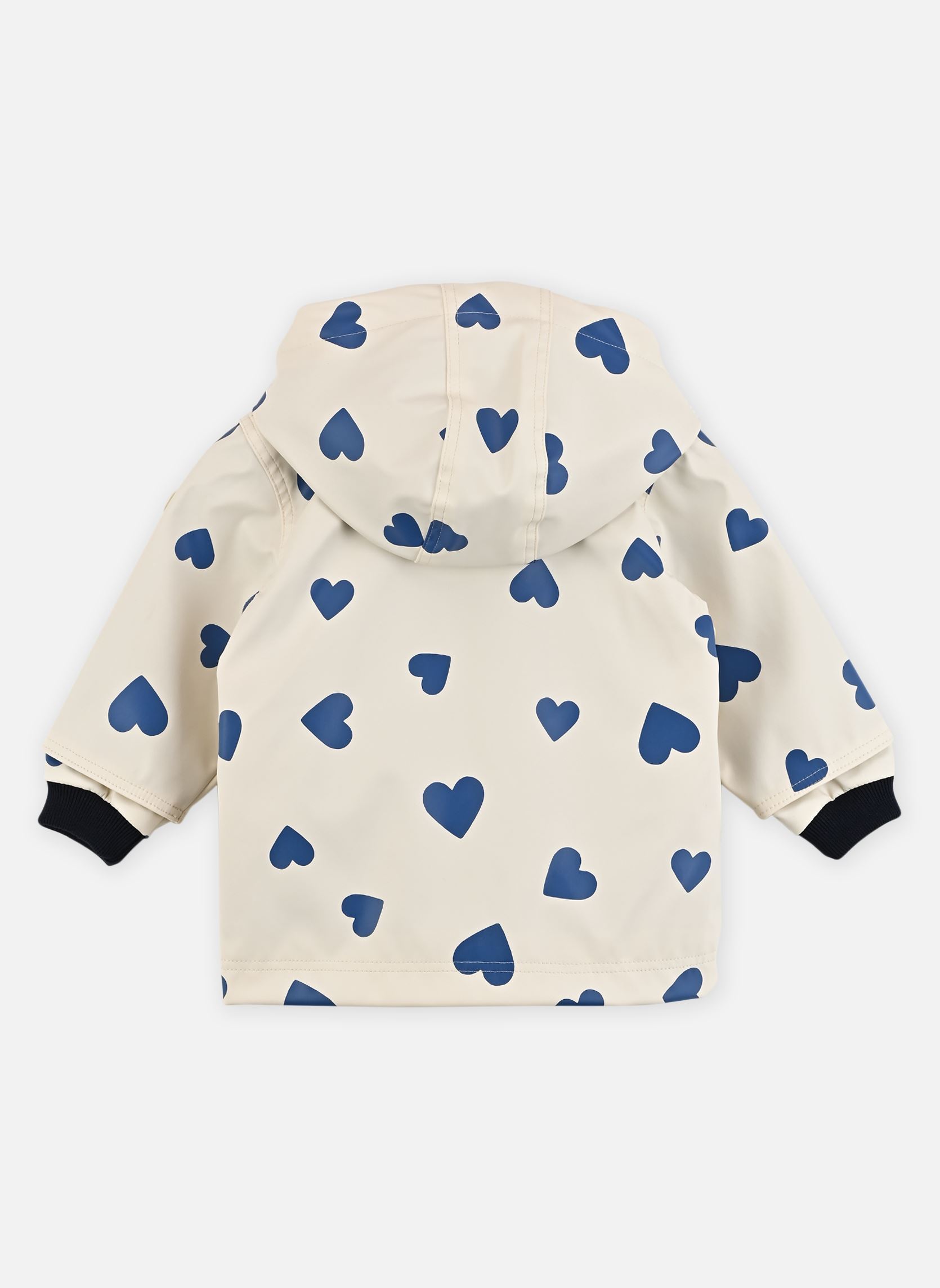 Wasserdichte Windbreaker / Wasserdichte Windjacken Ciré Iconique Bébé mädchen weiß Petit Bateau Wasserdichte Windbreaker / Wasserdichte Windjacken Ciré Iconique Bébé mädchen weiß MILK/CREPUSCULE