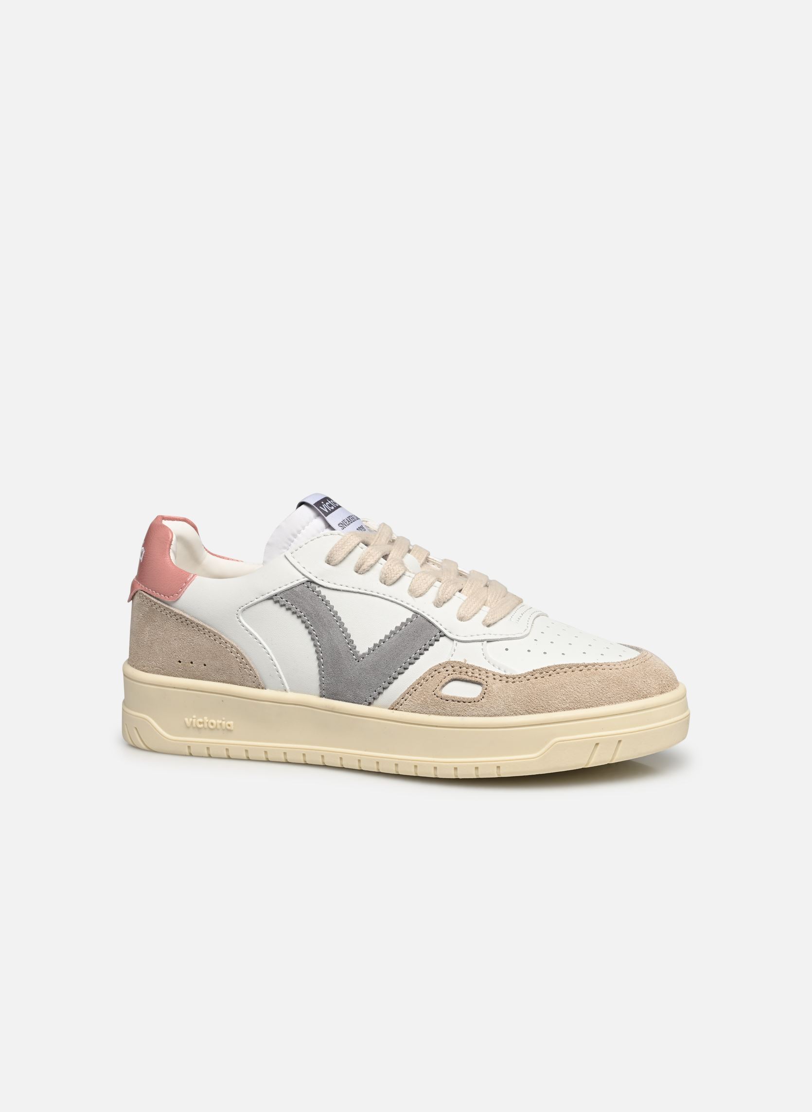 Baskets Seul Efecto Piel & Serraje W femme blanc Victoria Baskets Seul Efecto Piel & Serraje W femme blanc ROSA
