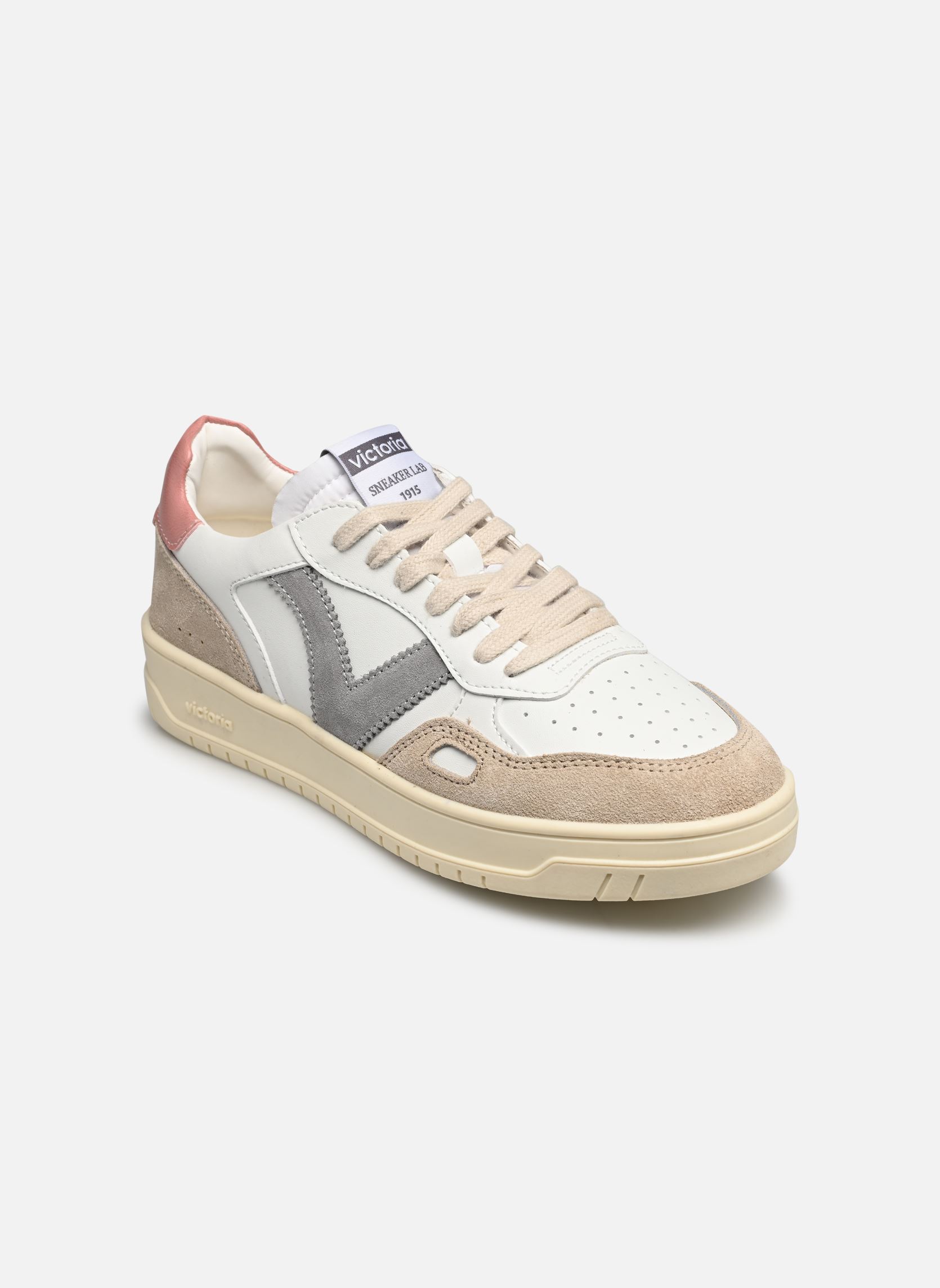 Baskets Seul Efecto Piel & Serraje W femme blanc Victoria Baskets Seul Efecto Piel & Serraje W femme blanc ROSA
