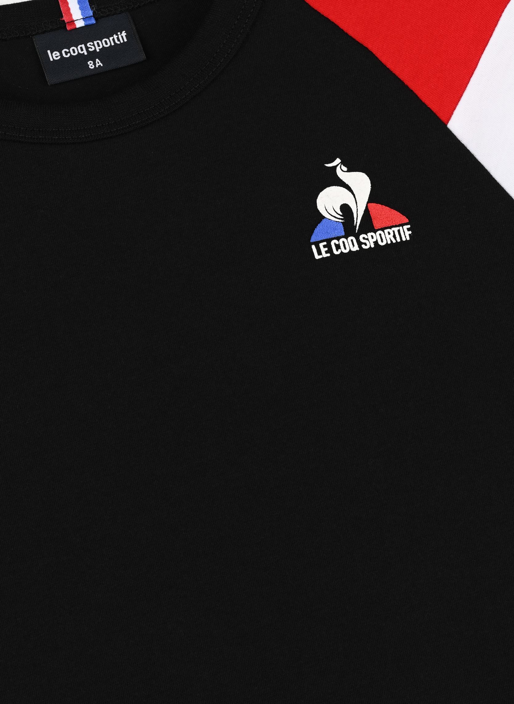 Tee-shirts manches courtes BAT Tee SS N°2 Enfant noir Le Coq Sportif Tee-shirts manches courtes BAT Tee SS N°2 Enfant noir BLACK/N.O.W/B.ELECTRO/R.ELECT