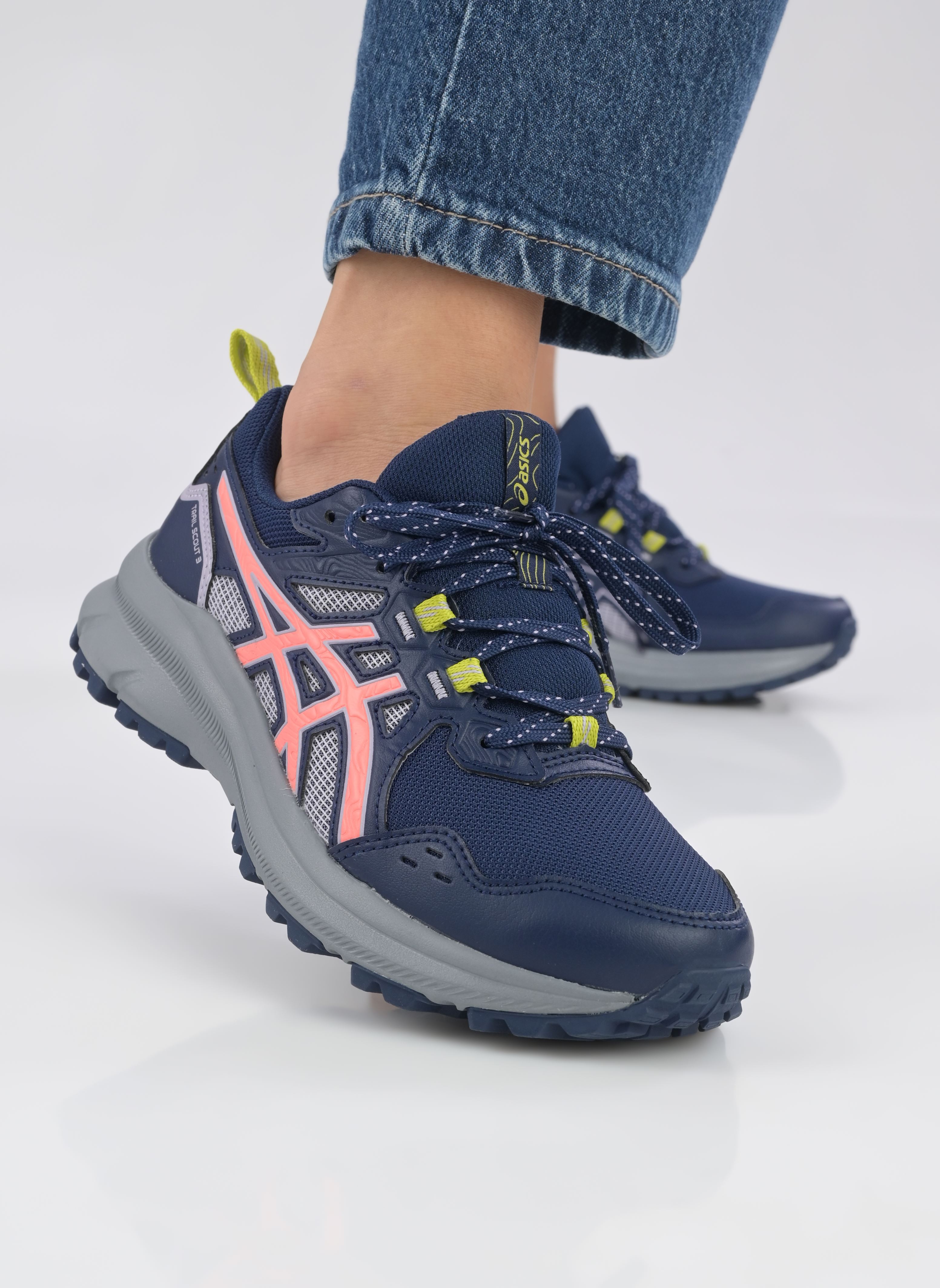 Chaussures de sport Trail Scout 3 W femme bleu Asics Chaussures de sport Trail Scout 3 W femme bleu Blue ExpanseSun Coral