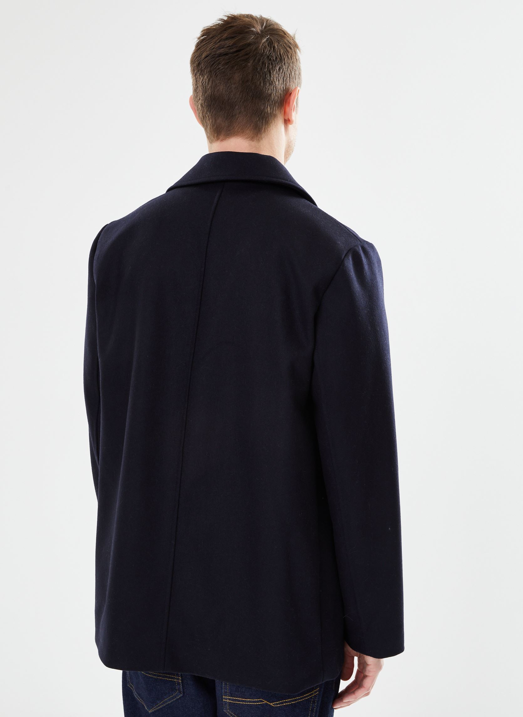 Dufflecoat VABAN laine herren blau Marvin&Co Dufflecoat VABAN laine herren blau MARINE
