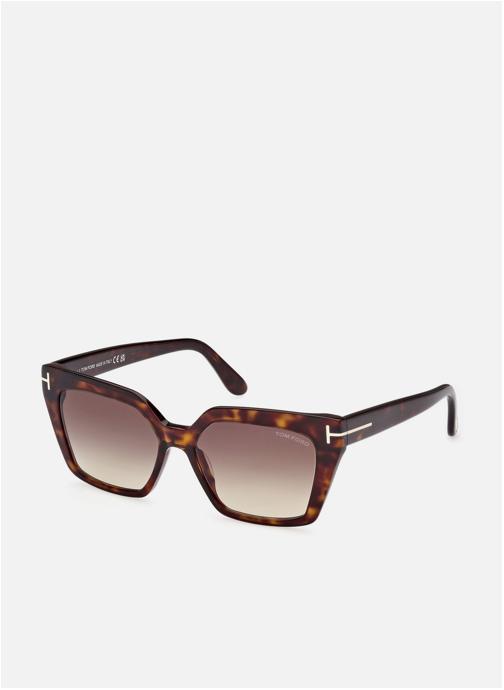 Tom Ford de Soleil GARRETT FT 0862 Shiny Black/Grey Shaded (Noir) chez