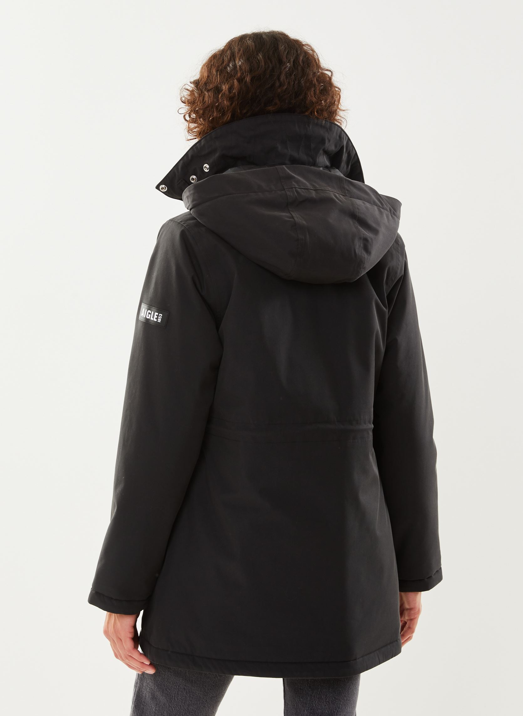 Winterjas Parka longue dames zwart Aigle Winterjas Parka longue dames zwart NOIR
