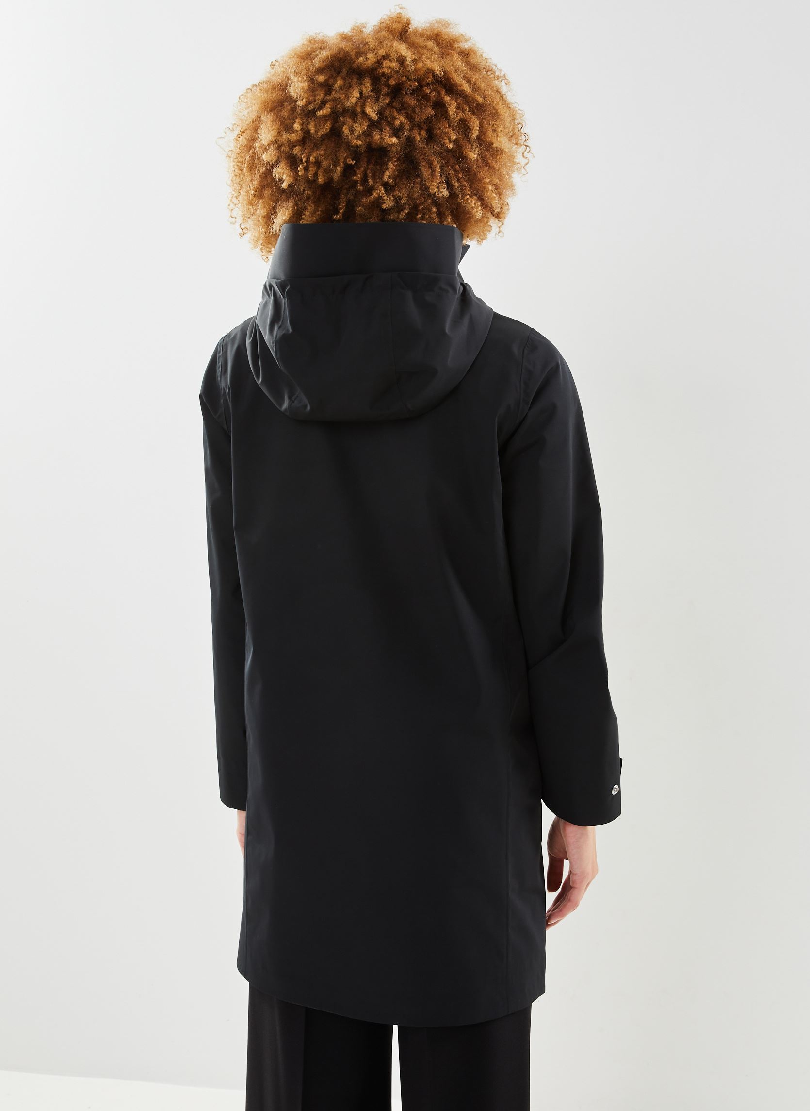 Parkas Parka longue MTD® à capuche femme noir Aigle Parkas Parka longue MTD® à capuche femme noir NOIR