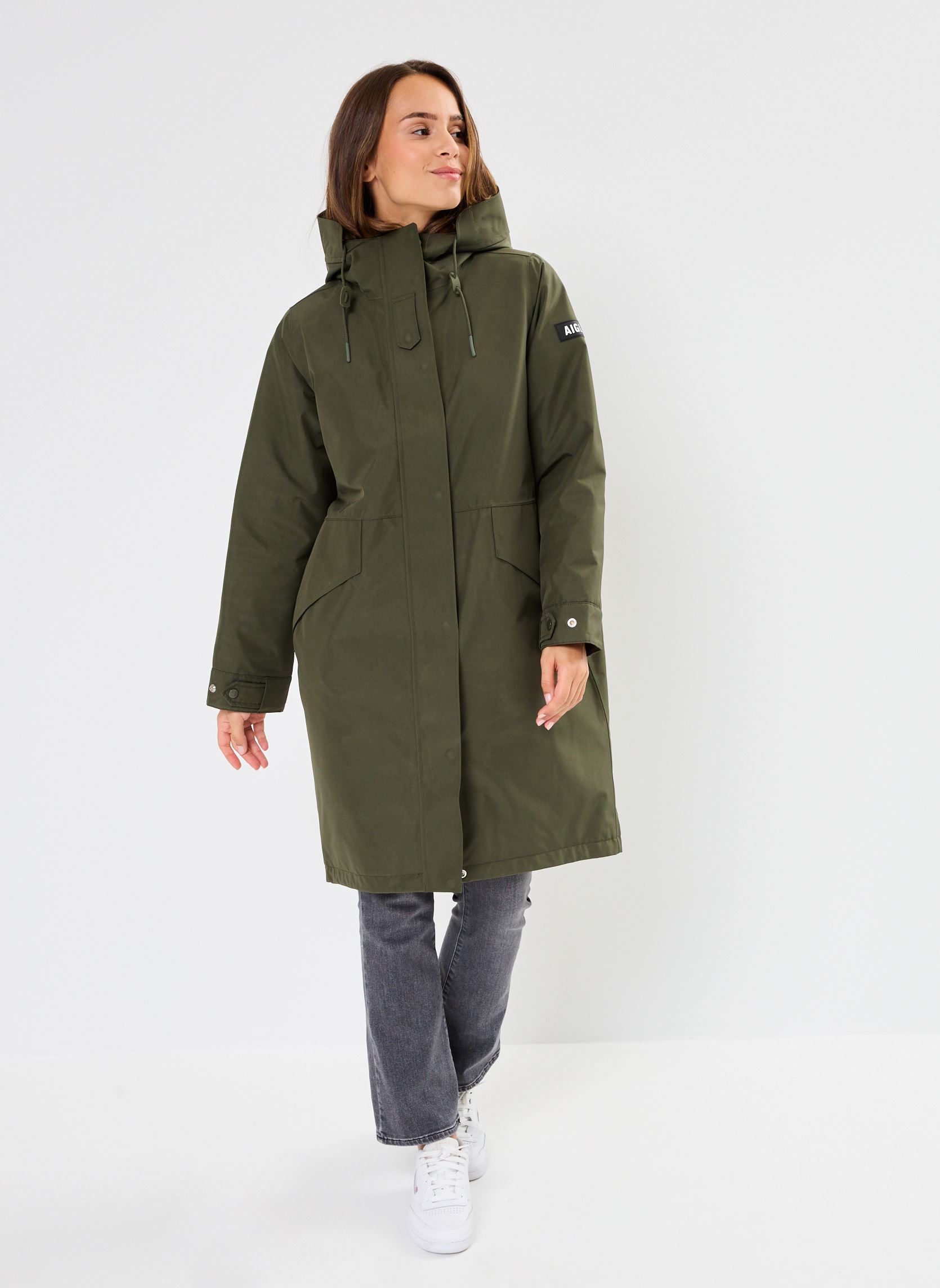 Parkas Parka longue Gore-Tex® à capuche - Très damen grün Aigle Parkas Parka longue Gore-Tex® à capuche - Très damen grün AVOCAT