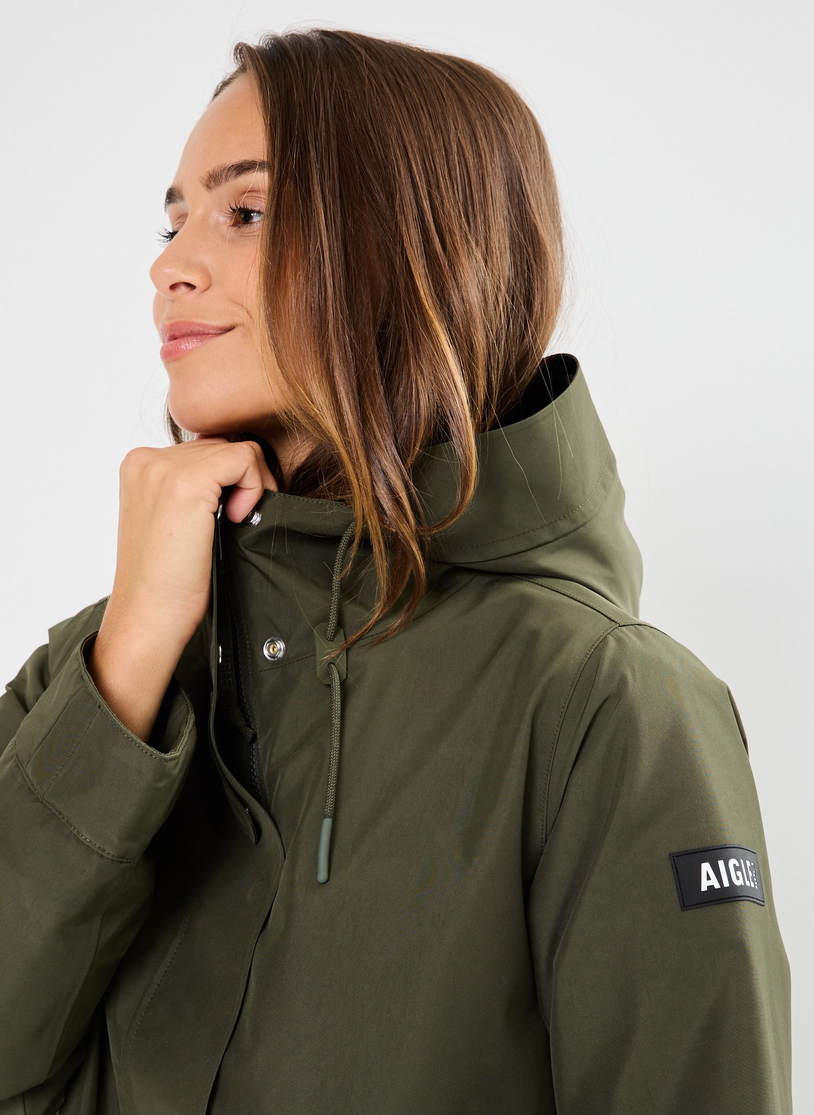 Parkas Parka longue Gore-Tex® à capuche - Très damen grün Aigle Parkas Parka longue Gore-Tex® à capuche - Très damen grün AVOCAT