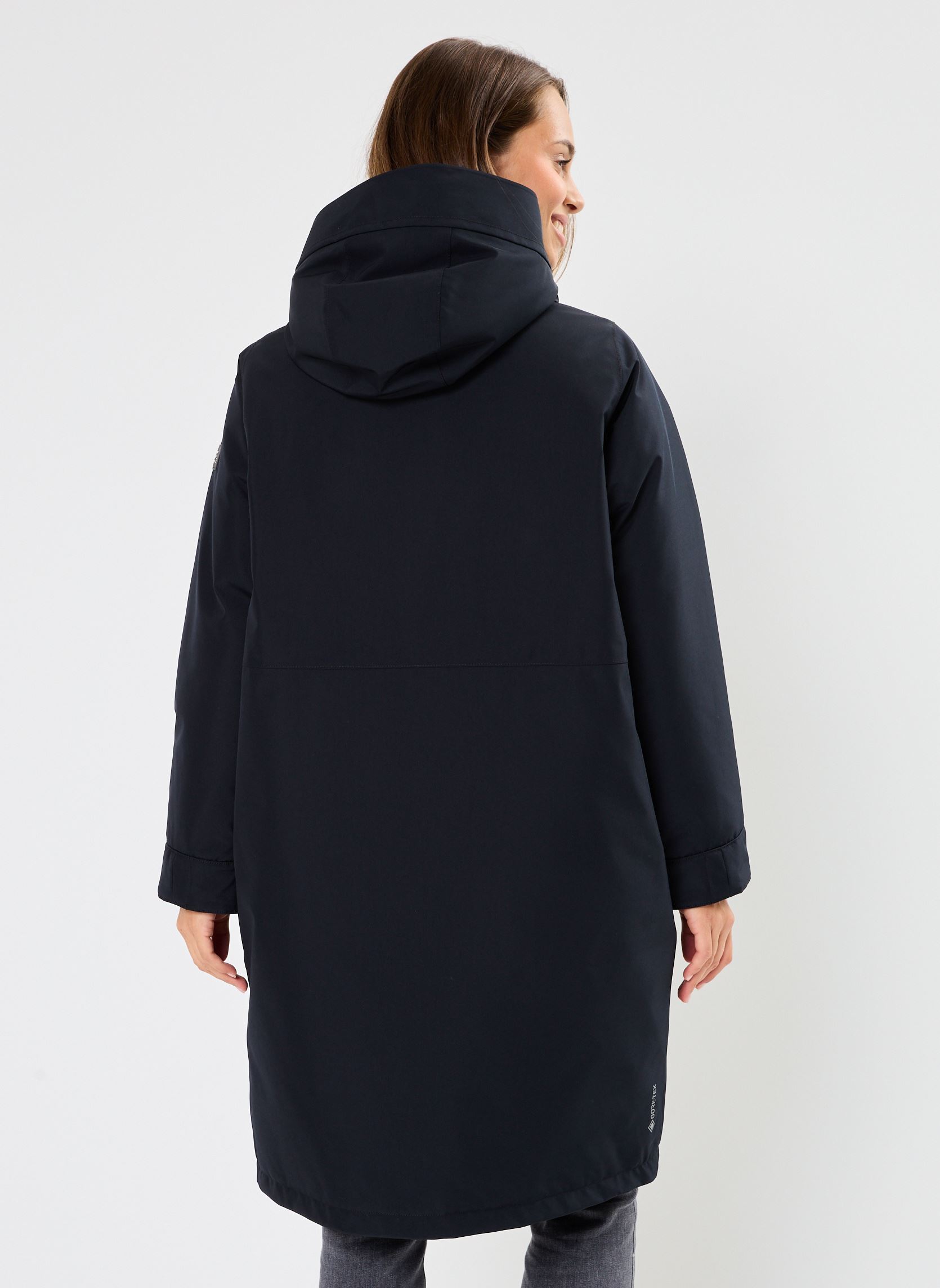Parkas Parka longue Gore-Tex® à capuche - Très femme noir Aigle Parkas Parka longue Gore-Tex® à capuche - Très femme noir NOIR
