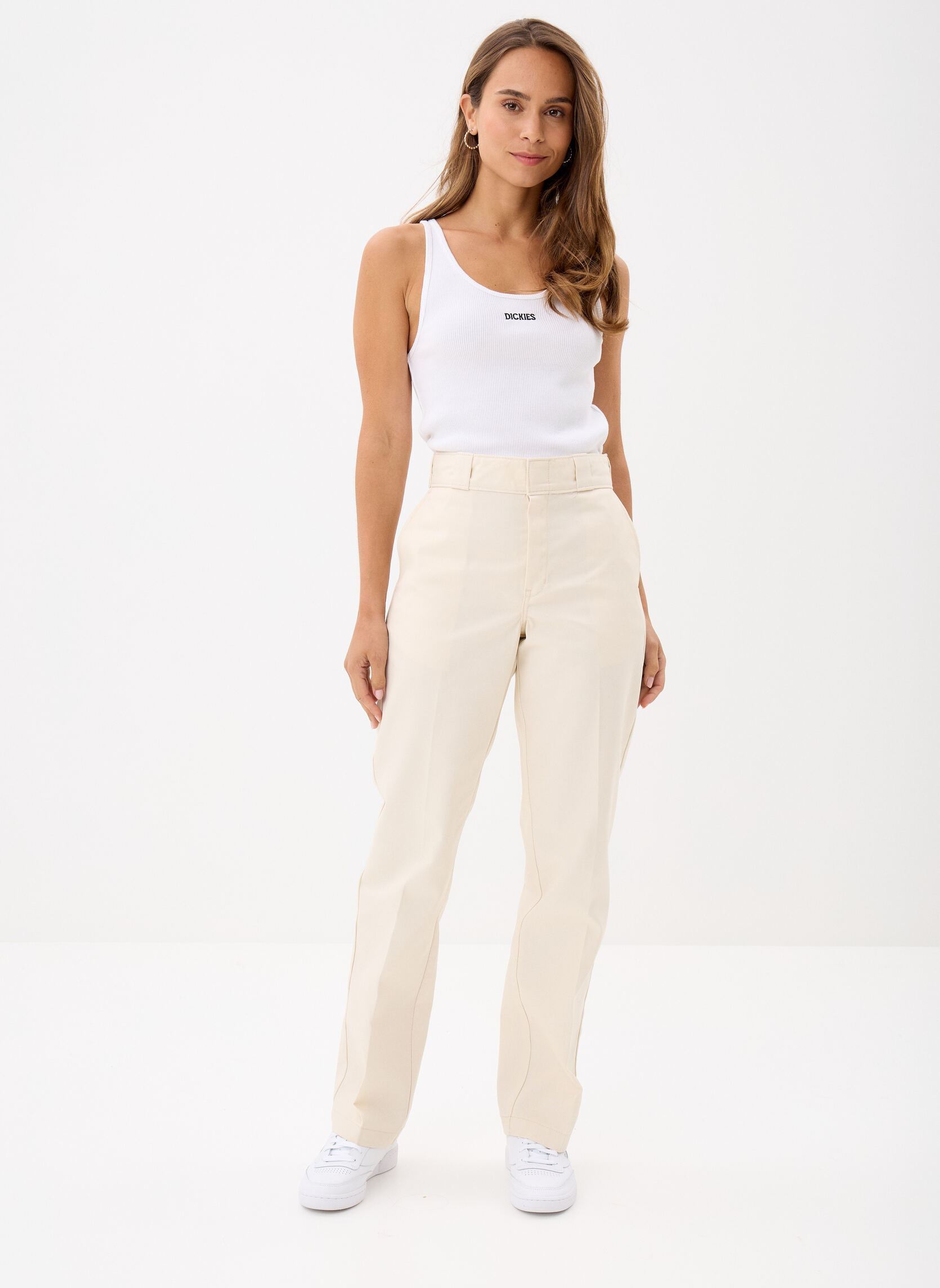 Pantalons droit 874 Work Pant Rec W femme blanc Dickies Pantalons droit 874 Work Pant Rec W femme blanc WHITECAP GRAY