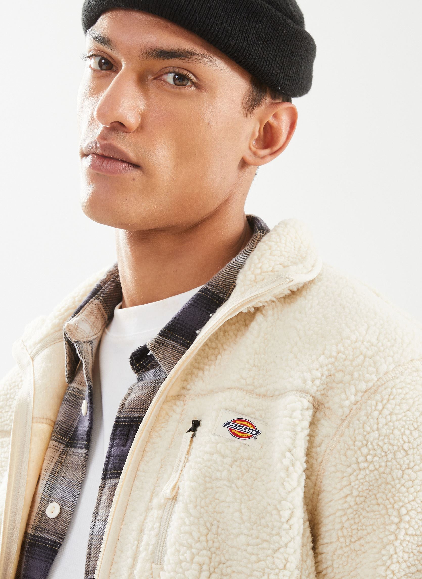 Fleece-Jacken Mount Hope Fleece herren weiß Dickies Fleece-Jacken Mount Hope Fleece herren weiß WHITECAP GRAY
