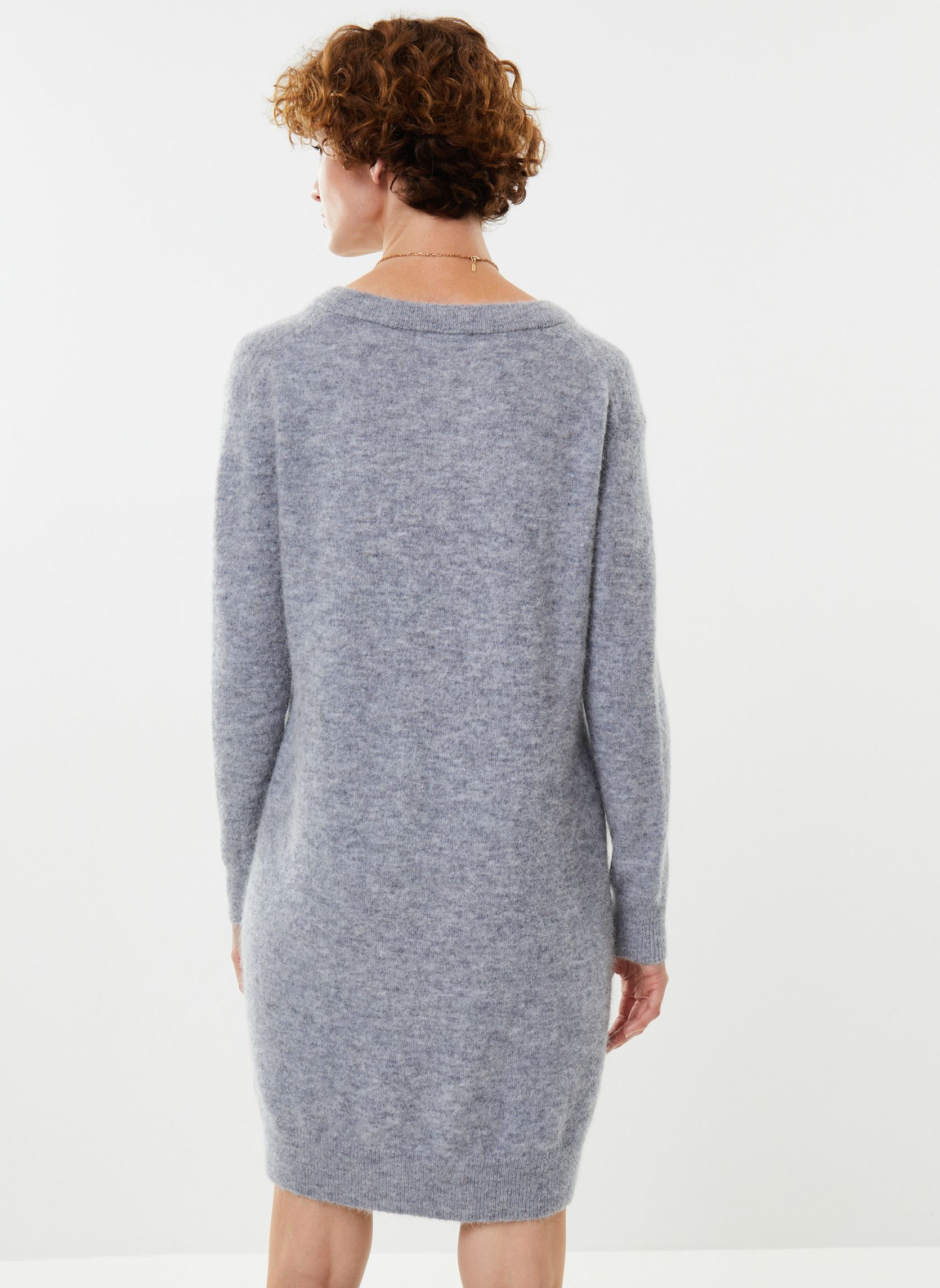 Robes ROMANE laine femme gris Georgia Rose Robes ROMANE laine femme gris GRIS MOYEN