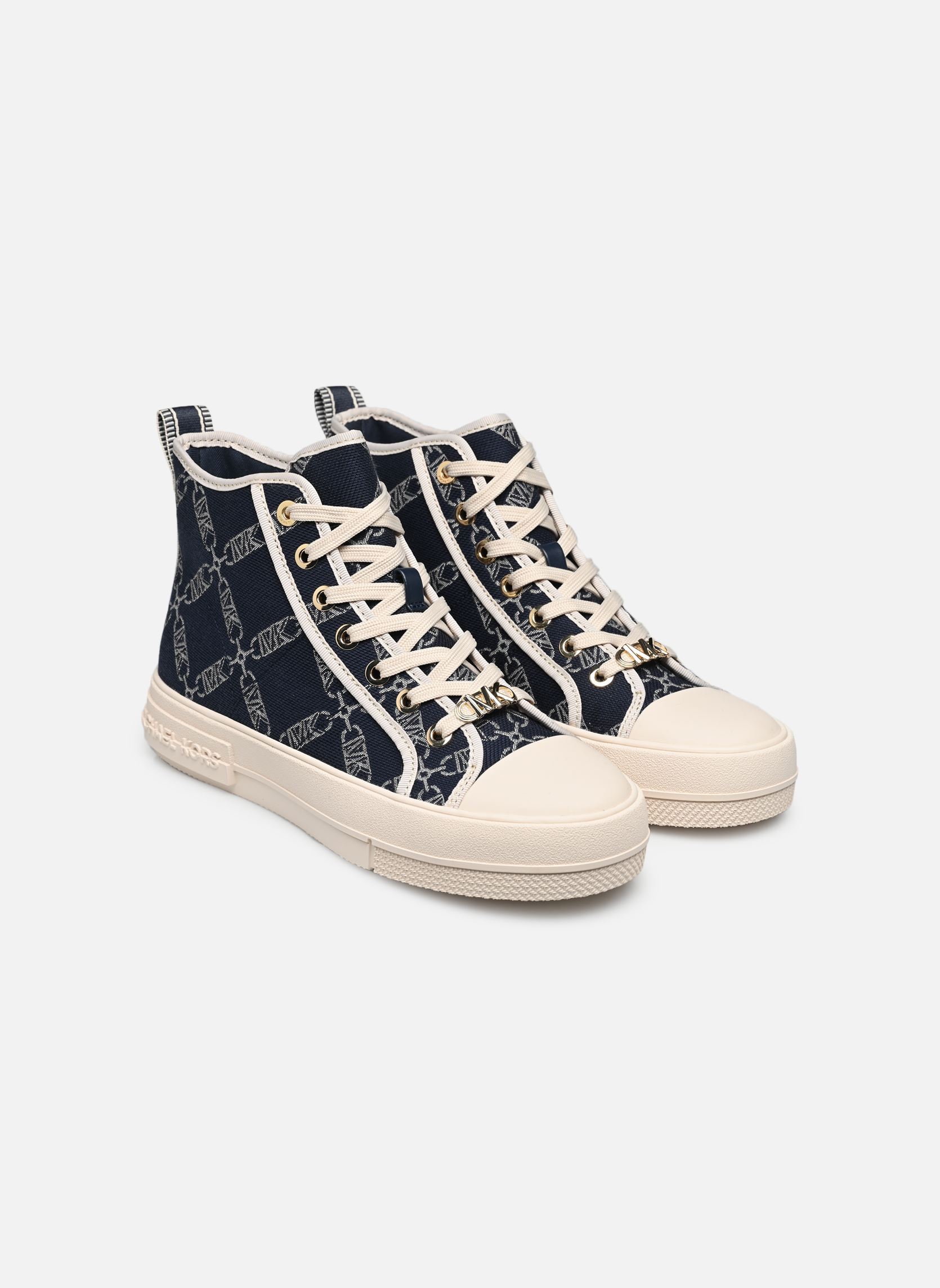 Knöchelhohe Sneaker EVY HIGH TOP damen blau Michael Michael Kors Knöchelhohe Sneaker EVY HIGH TOP damen blau Navy multi