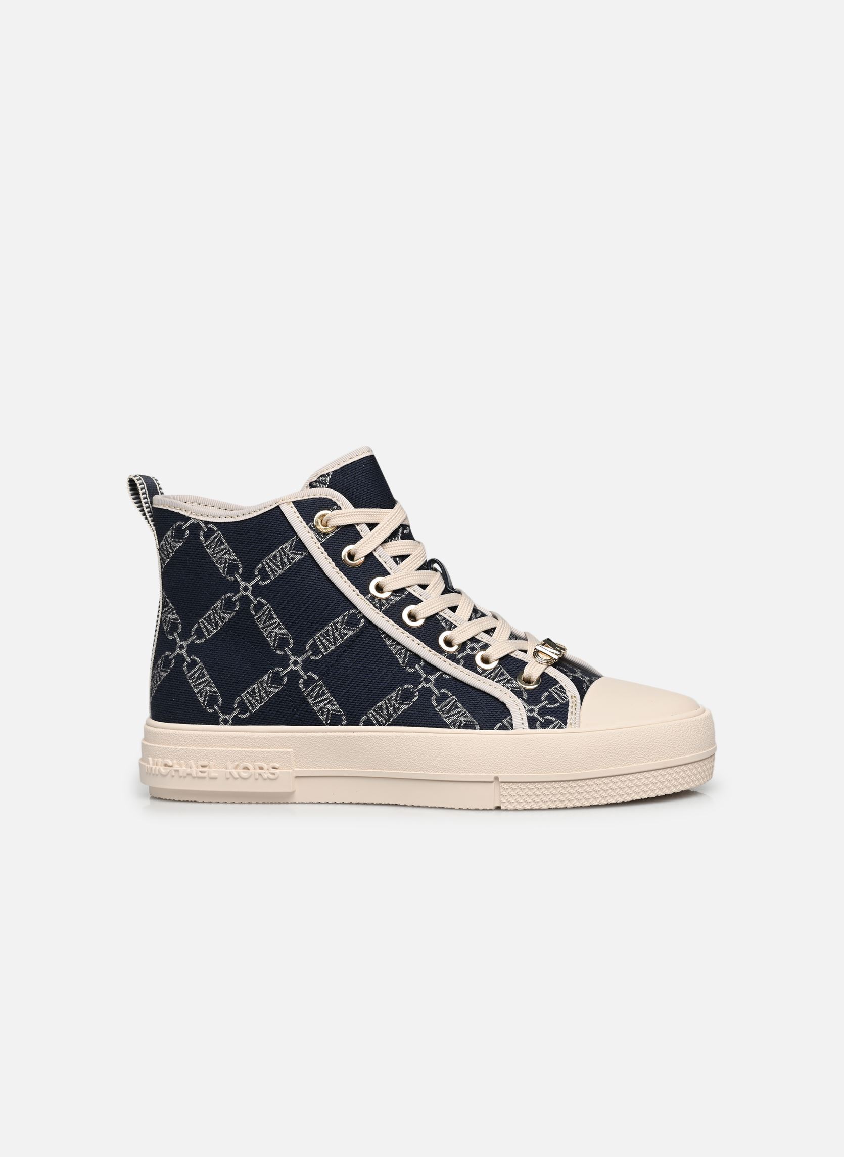 Knöchelhohe Sneaker EVY HIGH TOP damen blau Michael Michael Kors Knöchelhohe Sneaker EVY HIGH TOP damen blau Navy multi