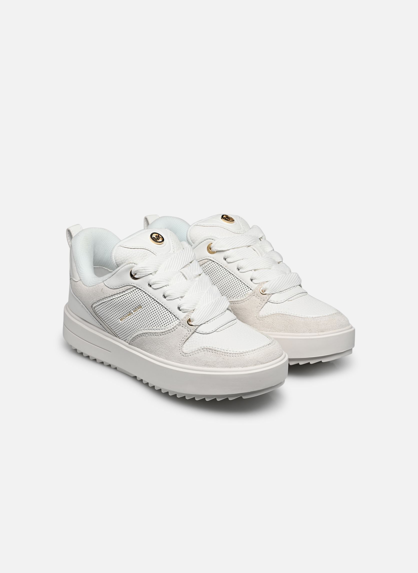 Baskets basses RUMI LACE UP femme blanc Michael Michael Kors Baskets basses RUMI LACE UP femme blanc OPTIC WHITE