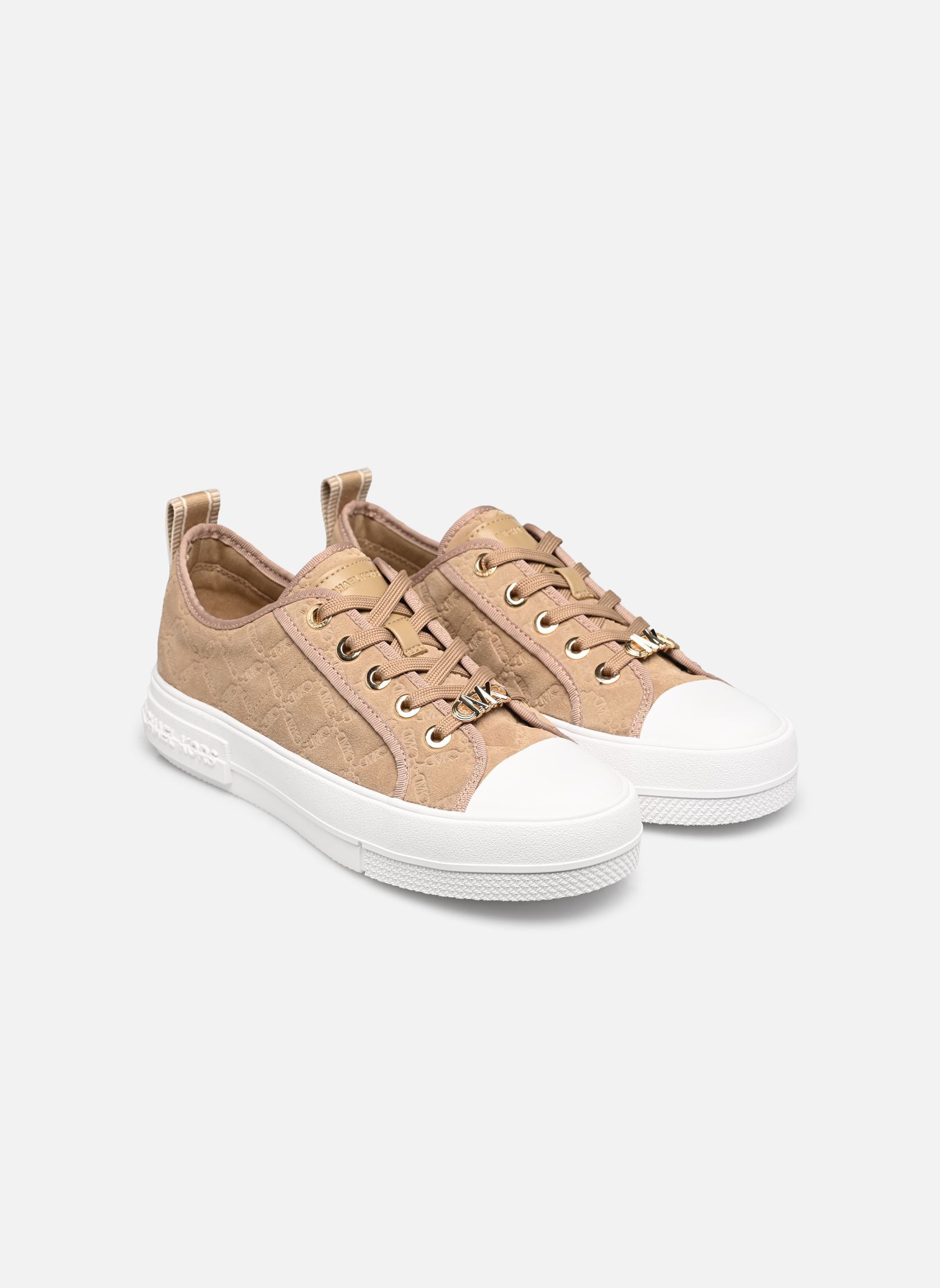 Baskets EVY LACE UP femme marron Michael Michael Kors Baskets EVY LACE UP femme marron Camel