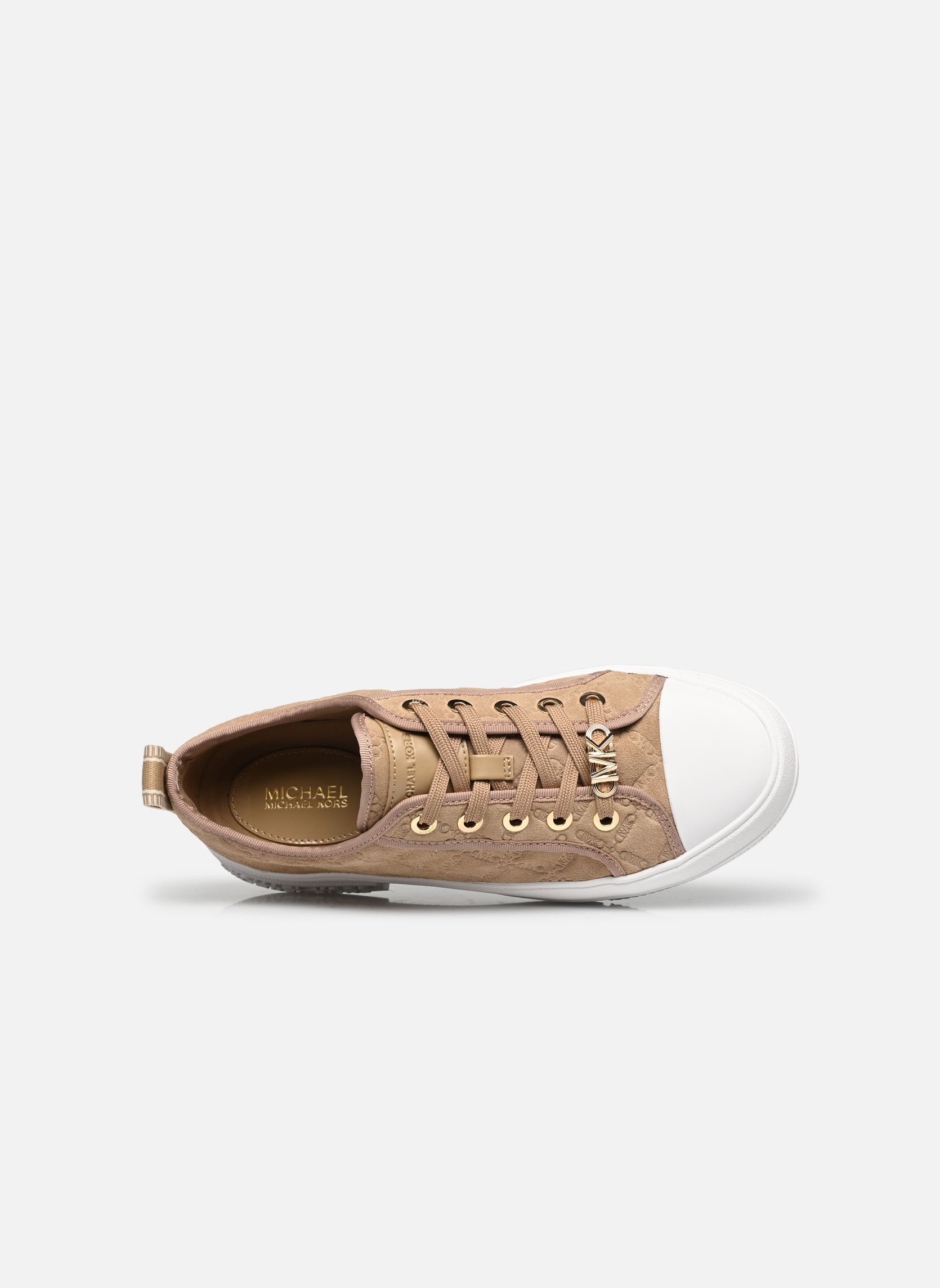 Baskets EVY LACE UP femme marron Michael Michael Kors Baskets EVY LACE UP femme marron Camel